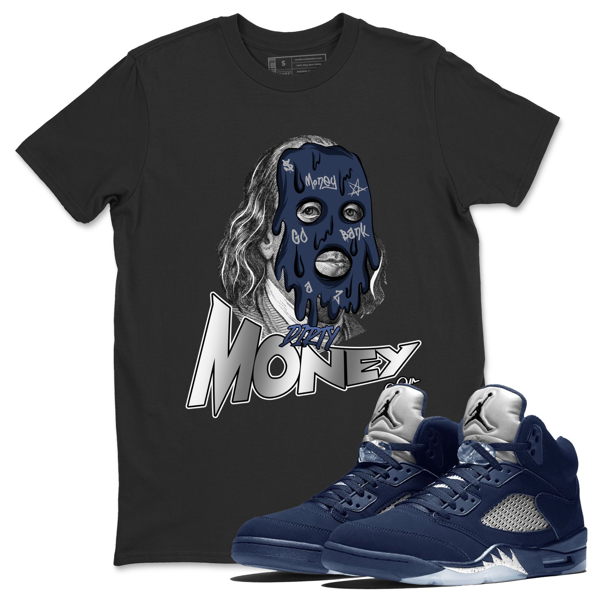 Dirty Money Unisex Tops - Air Jordan 5 Georgetown