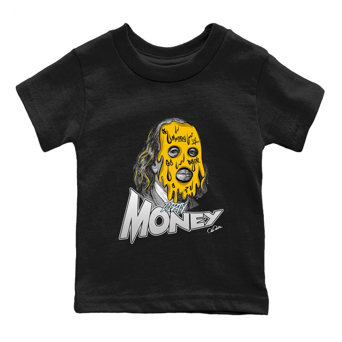 Dirty Money snkmatch Tee Kids - Air Jordan 6 Yellow Ochre