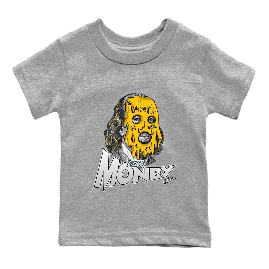 Dirty Money snkmatch Tee Kids - Air Jordan 6 Yellow Ochre