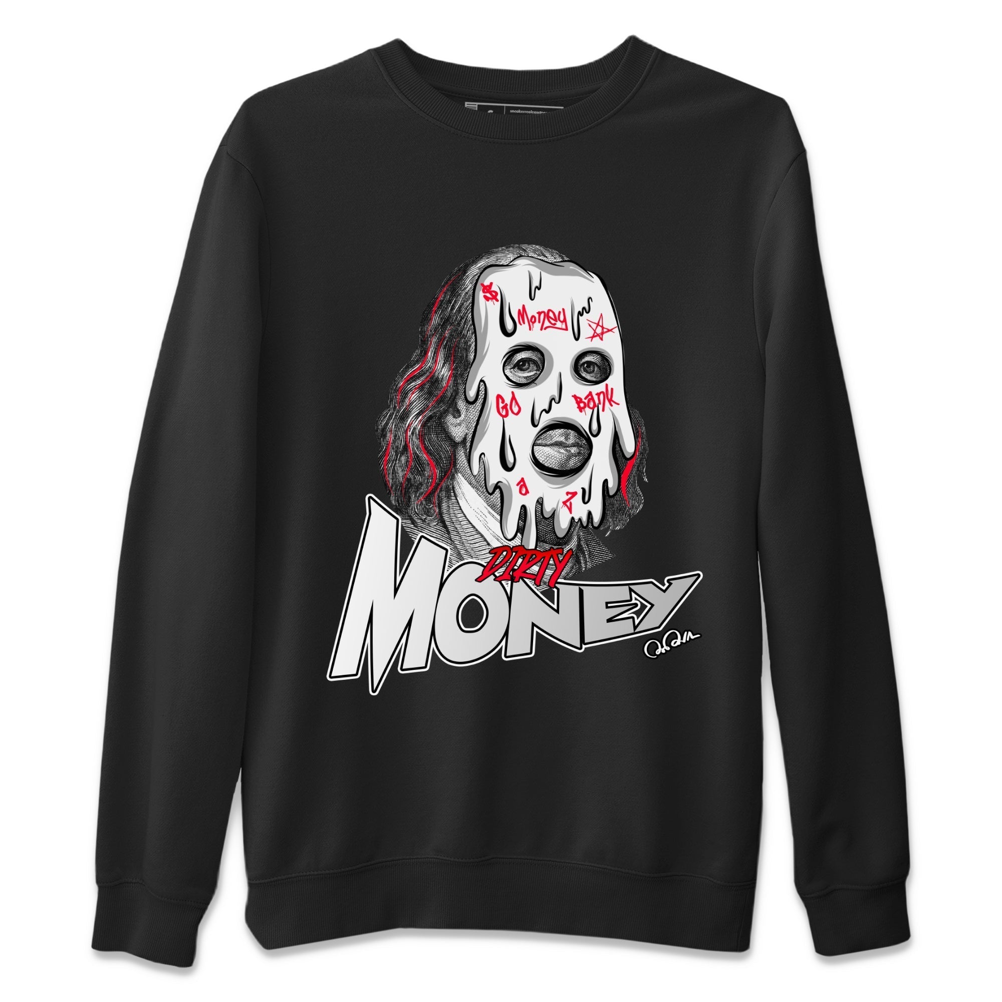 Dirty Money Unisex Tops - Air Jordan 7 White Infrared