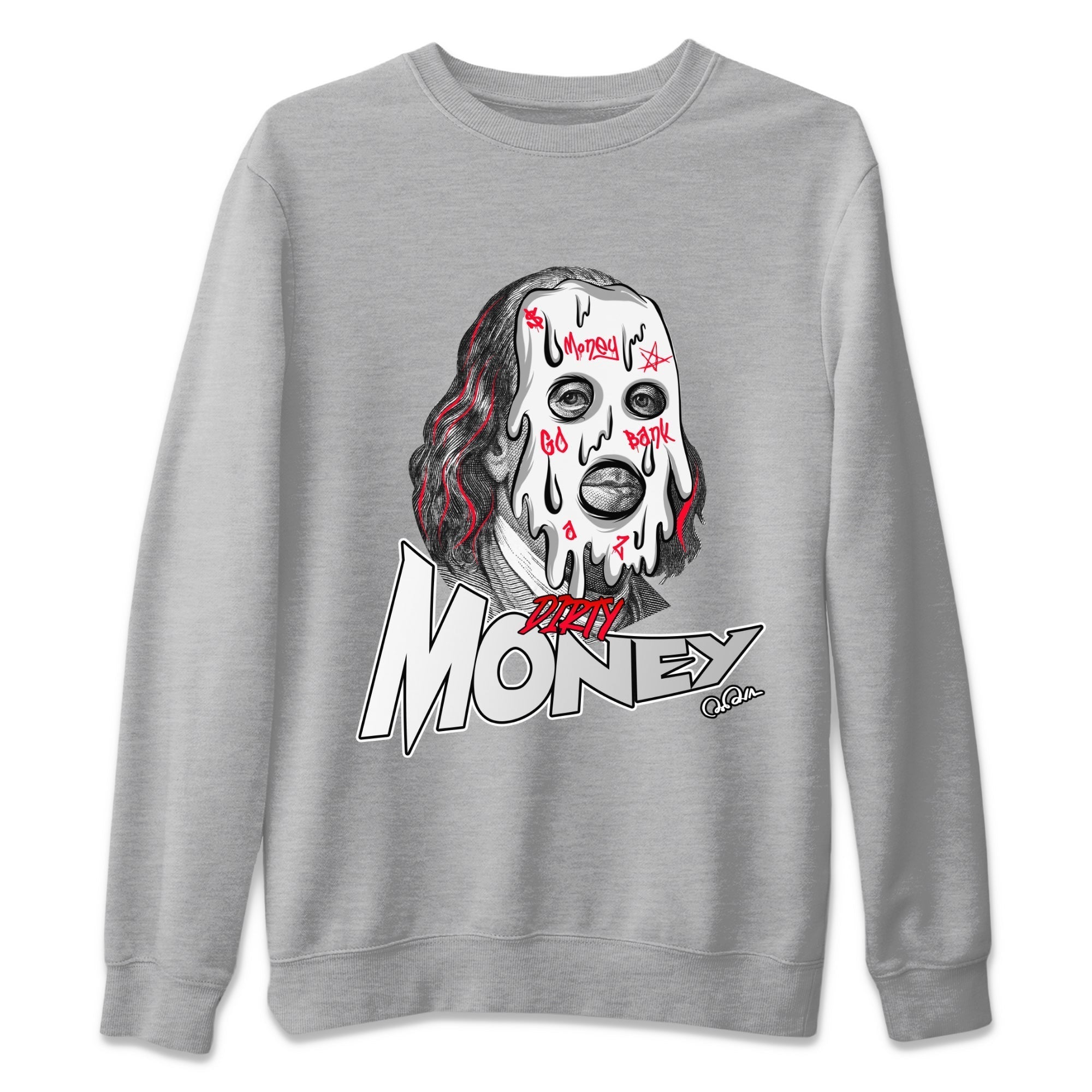 Dirty Money Unisex Tops - Air Jordan 7 White Infrared