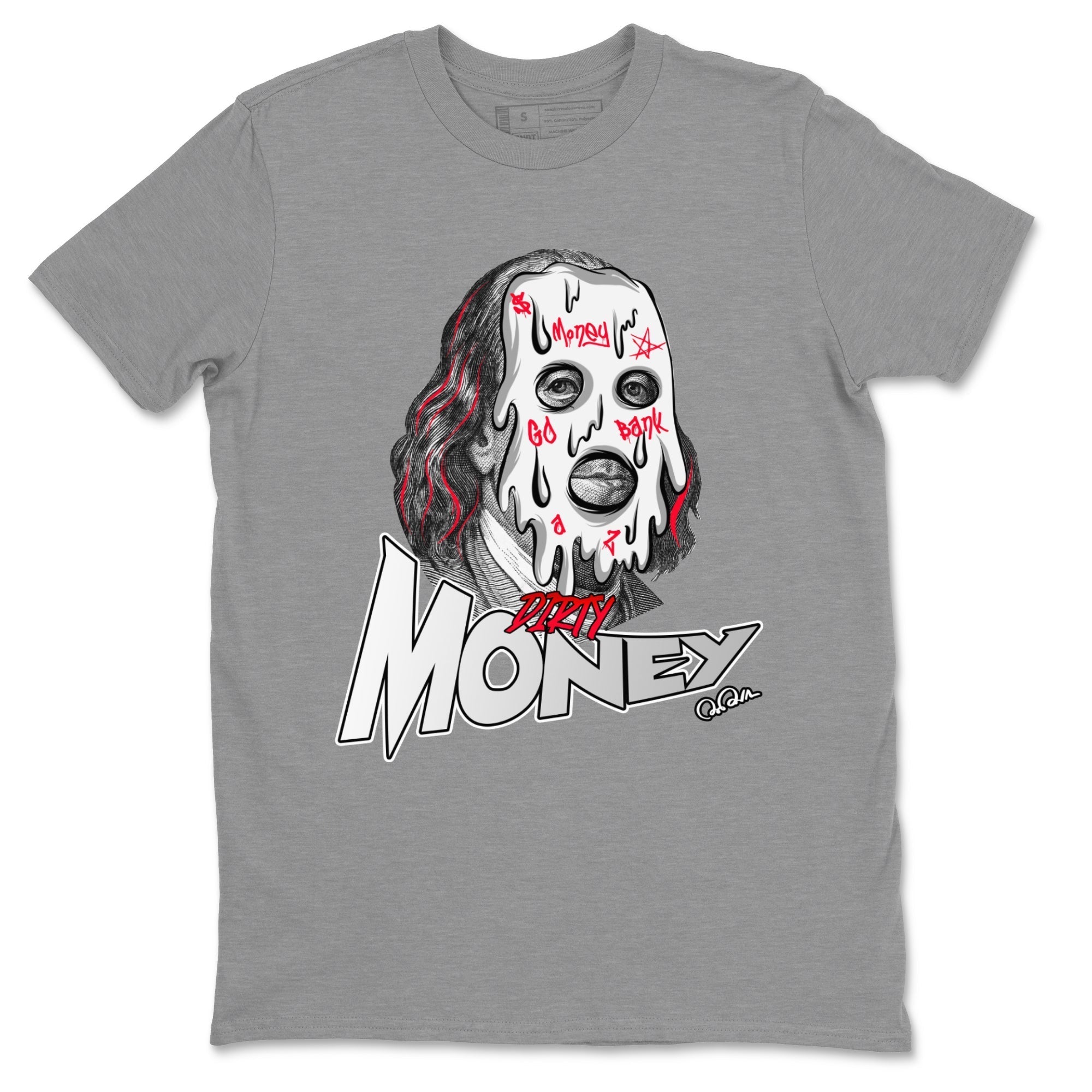 Dirty Money Unisex Tops - Air Jordan 7 White Infrared