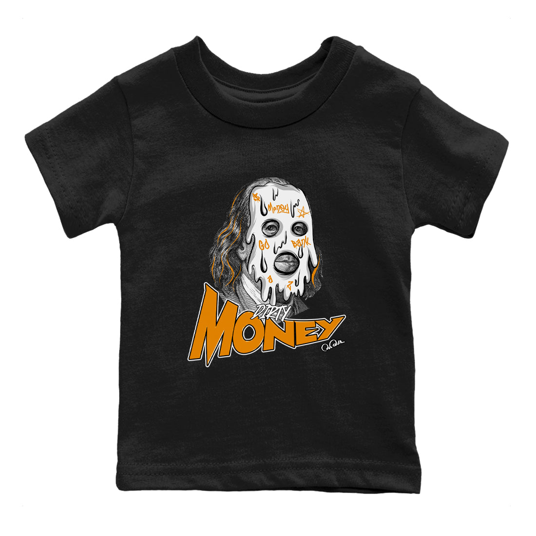 Dirty Money snkmatch Tees Kids - Dunk Dark Curry