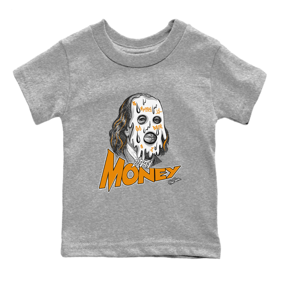Dirty Money snkmatch Tees Kids - Dunk Dark Curry