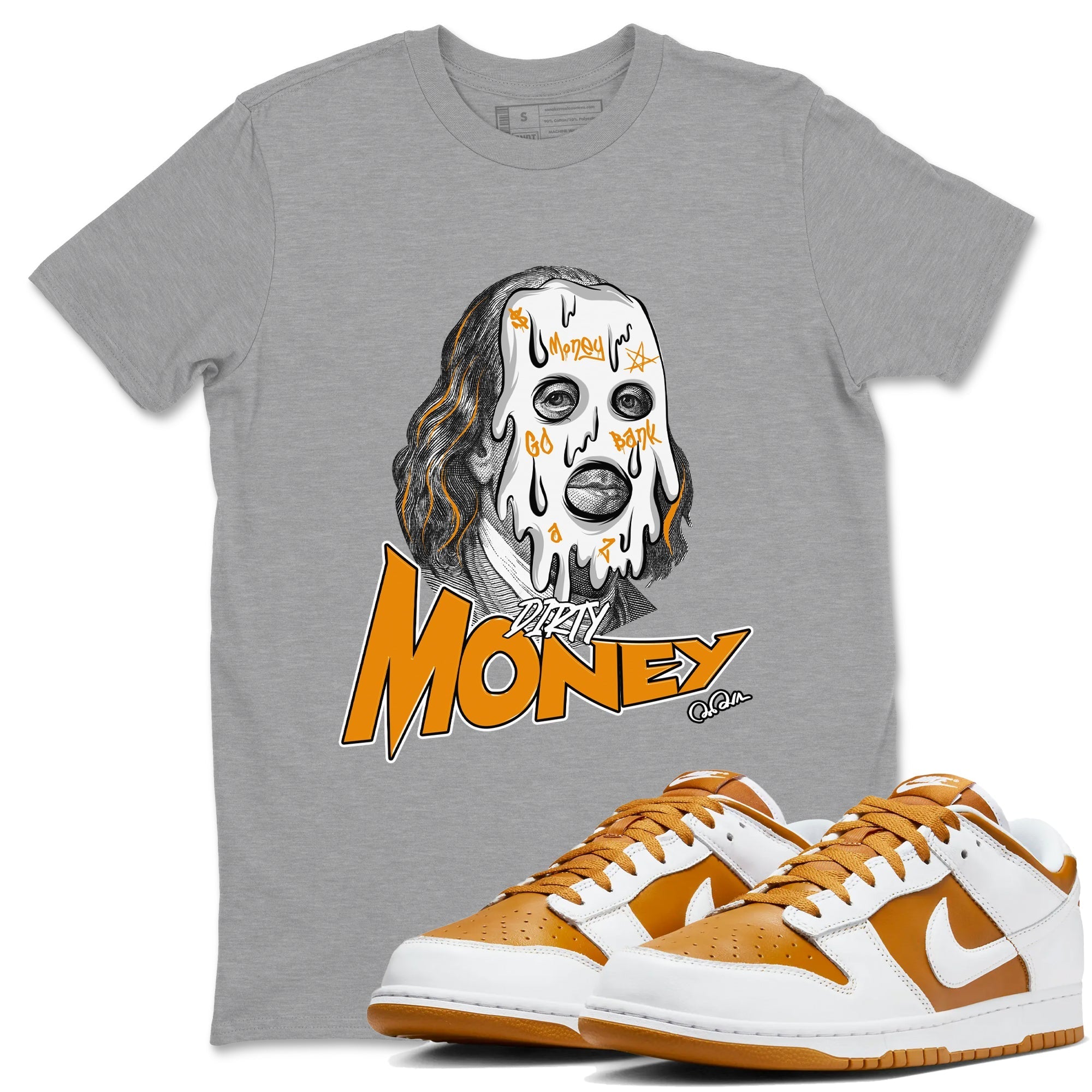 Dirty Money snkmatch Tees - Dunk Dark Curry