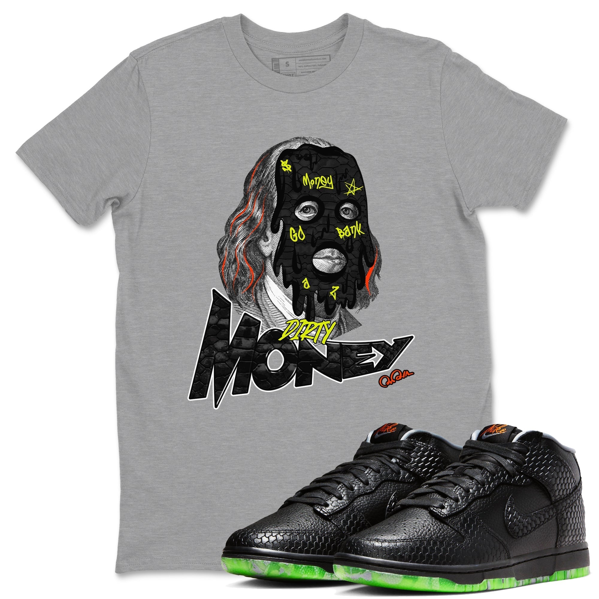 Dirty Money snkmatch Tee - Dunk Halloween