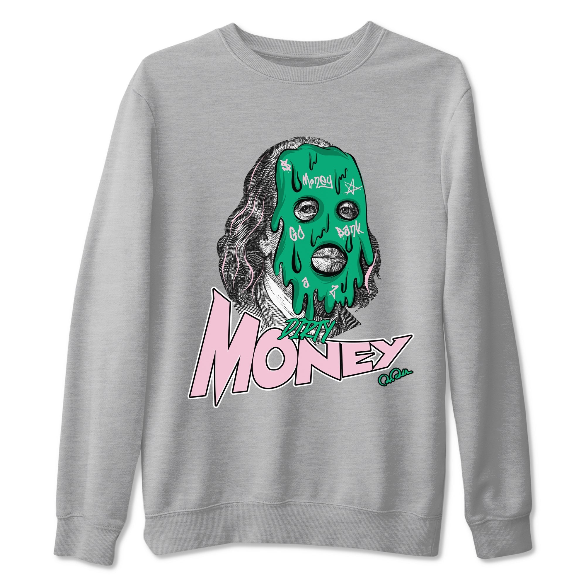 Dirty Money snkmatch Tees - Dunk Medium Soft Pink Malachite