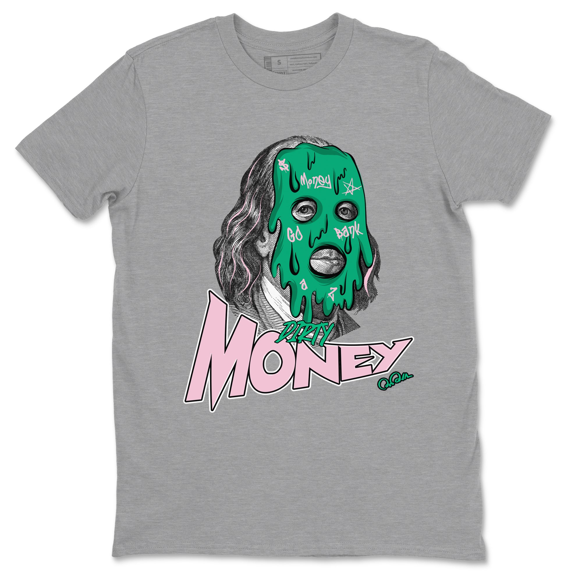 Dirty Money snkmatch Tees - Dunk Medium Soft Pink Malachite