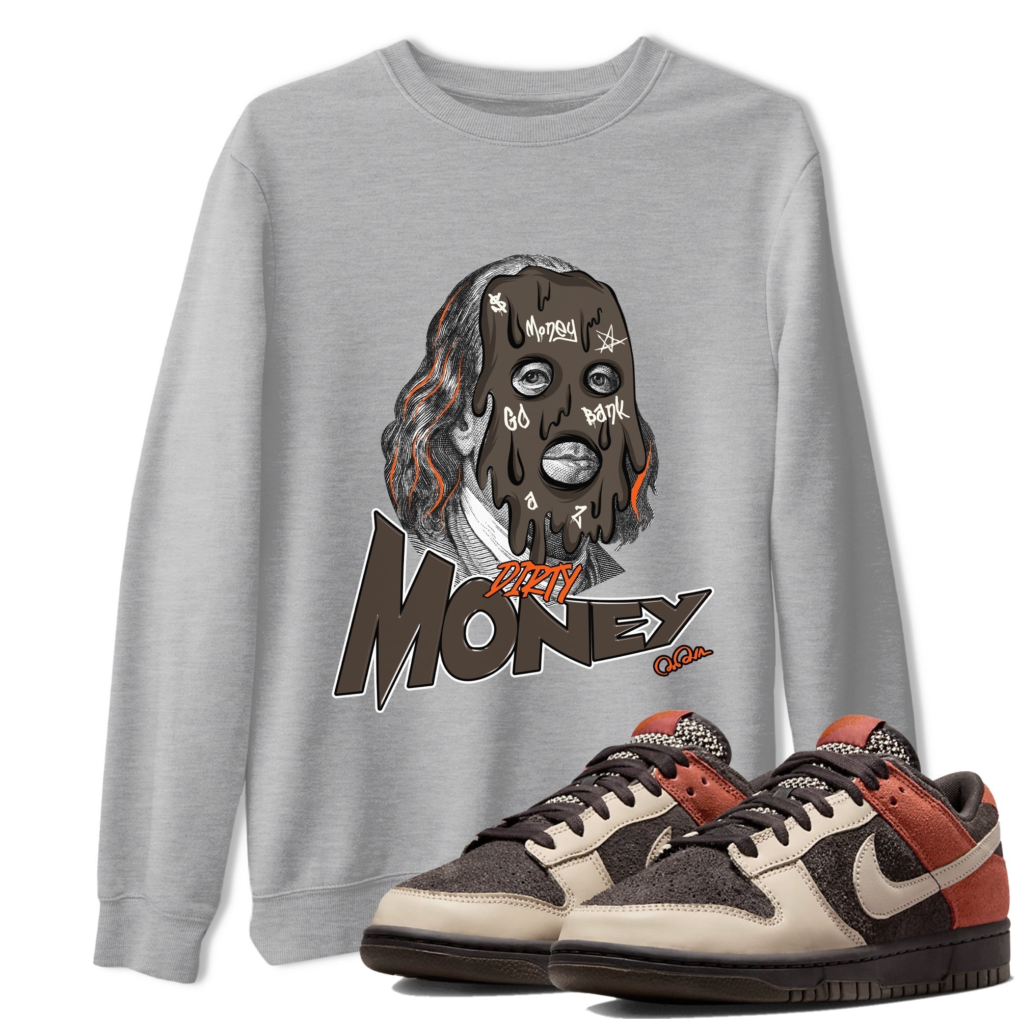Dirty Money snkmatch Tee - Dunk Red Panda