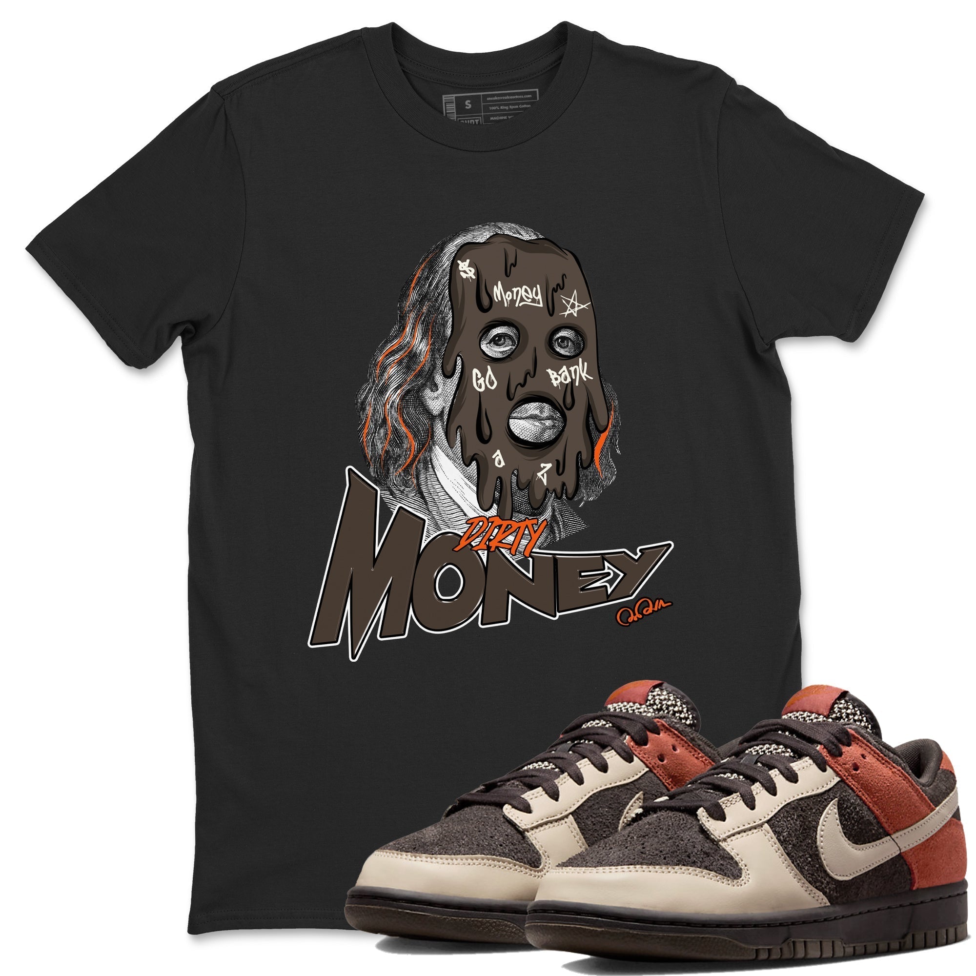 Dirty Money snkmatch Tee - Dunk Red Panda