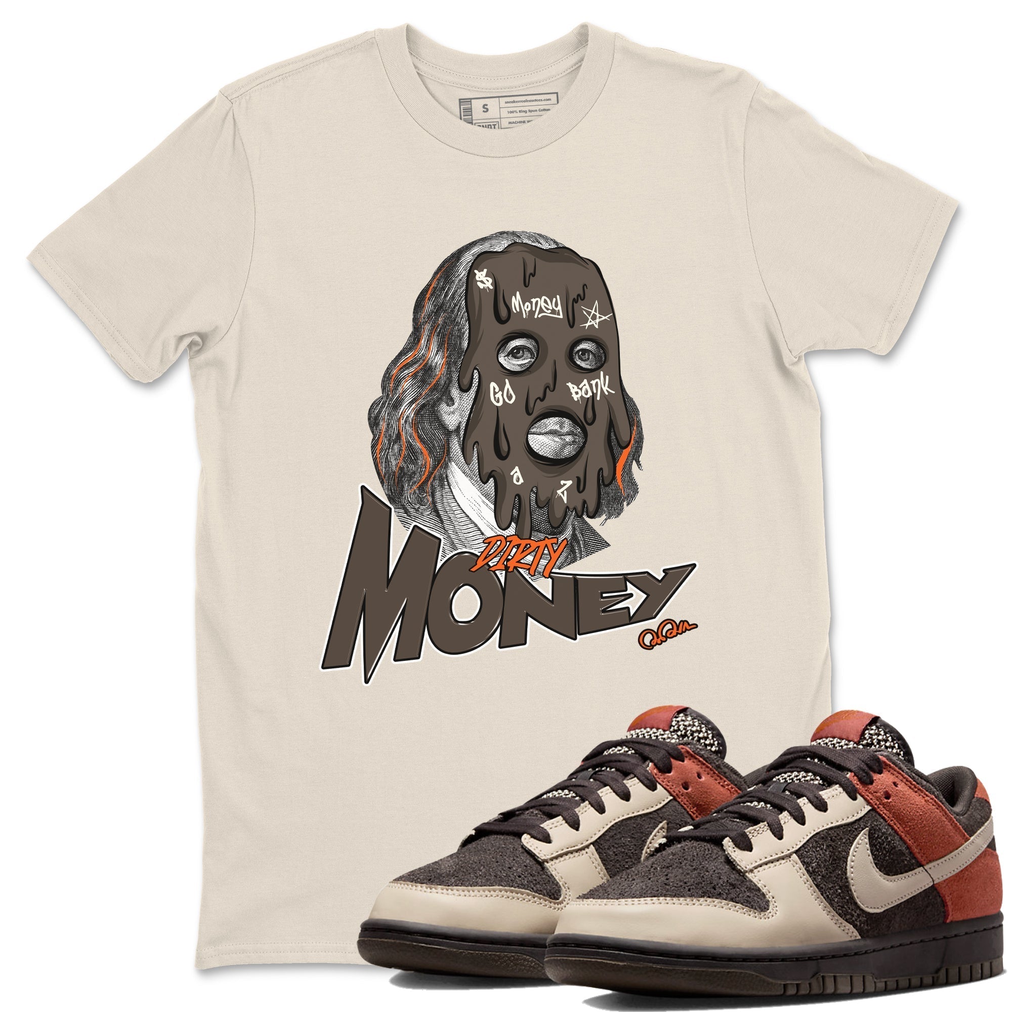 Dirty Money snkmatch Tee - Dunk Red Panda