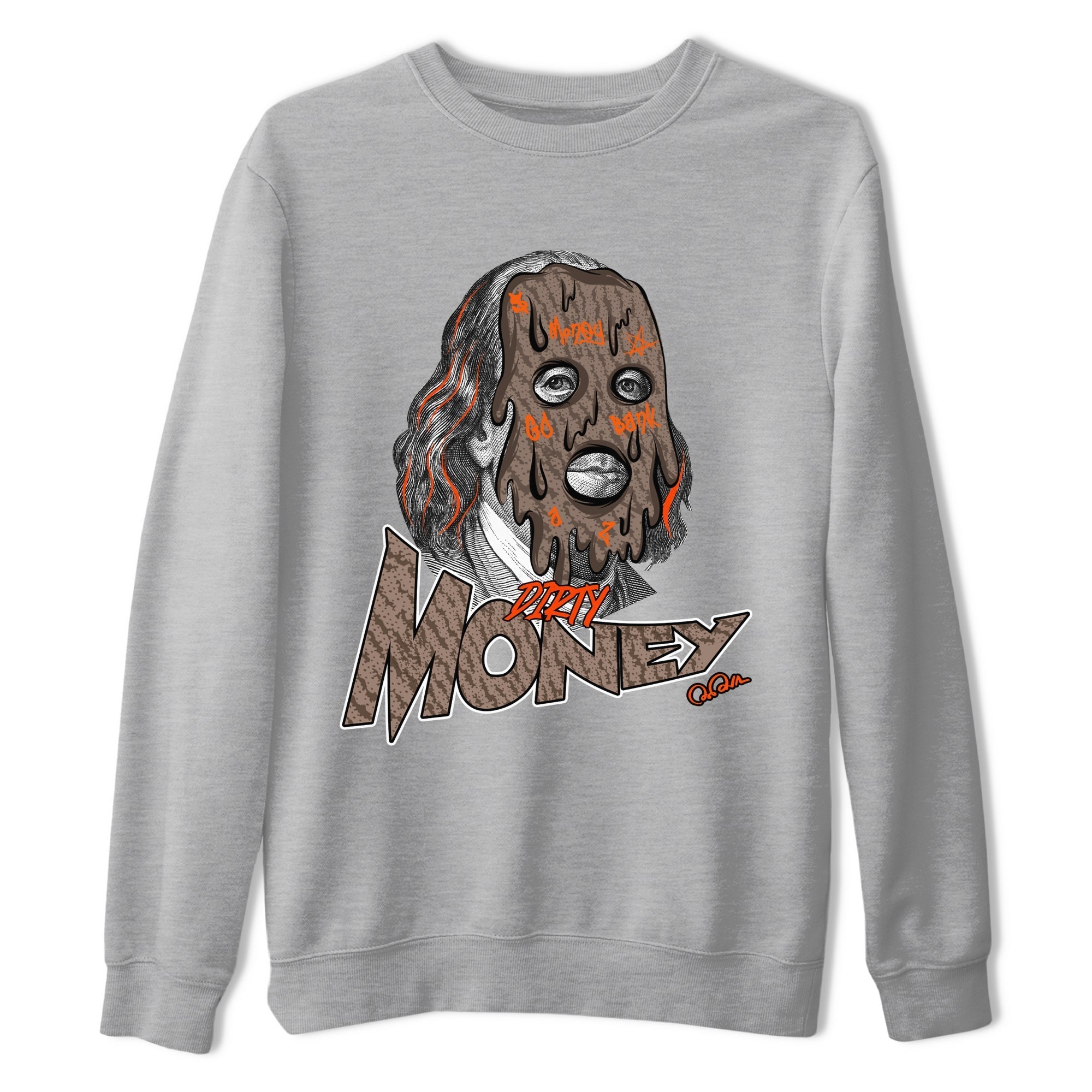 Dirty Money snkmatch Tee - Yeezy 350 Carbon Beluga