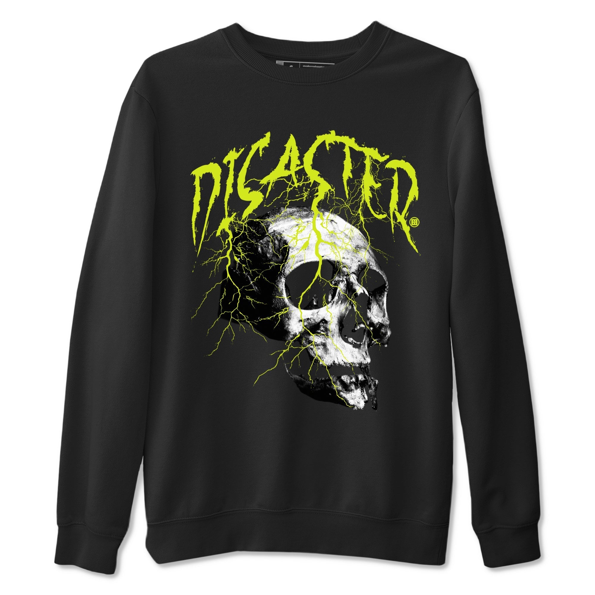 Disaster Skull snkmatch Tees - Air Foamposite One Black Volt