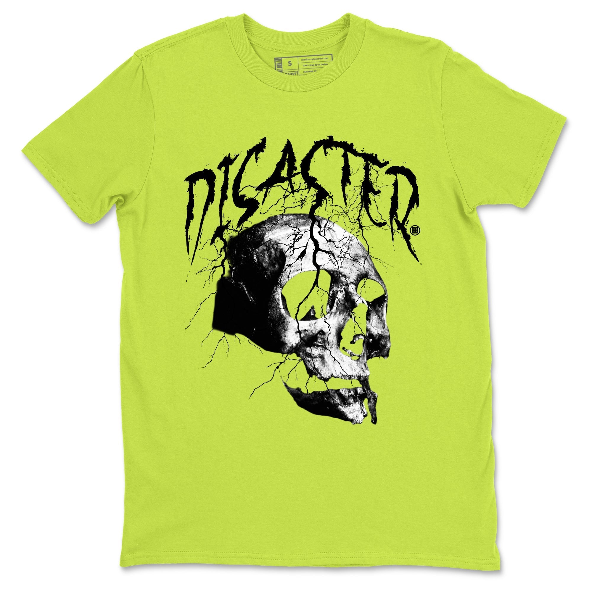 Disaster Skull snkmatch Tees - Air Foamposite One Black Volt