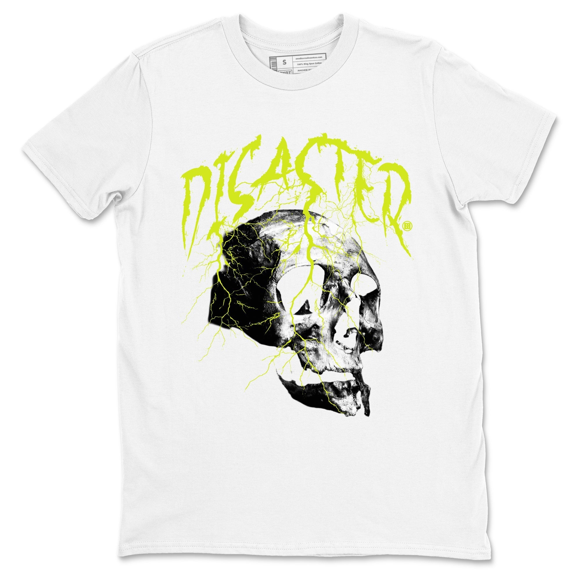 Disaster Skull snkmatch Tees - Air Foamposite One Black Volt