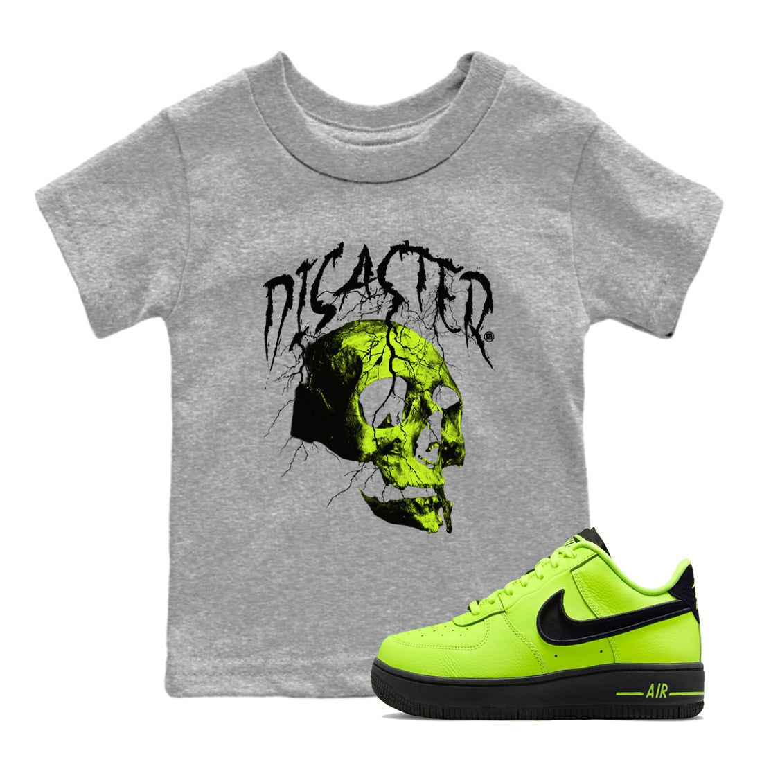 Disater Skull snkmatch Tees Kids - Air Force 1 Volt