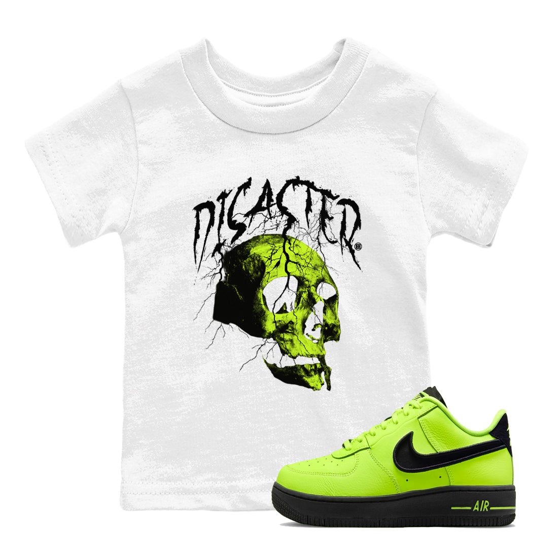 Disater Skull snkmatch Tees Kids - Air Force 1 Volt