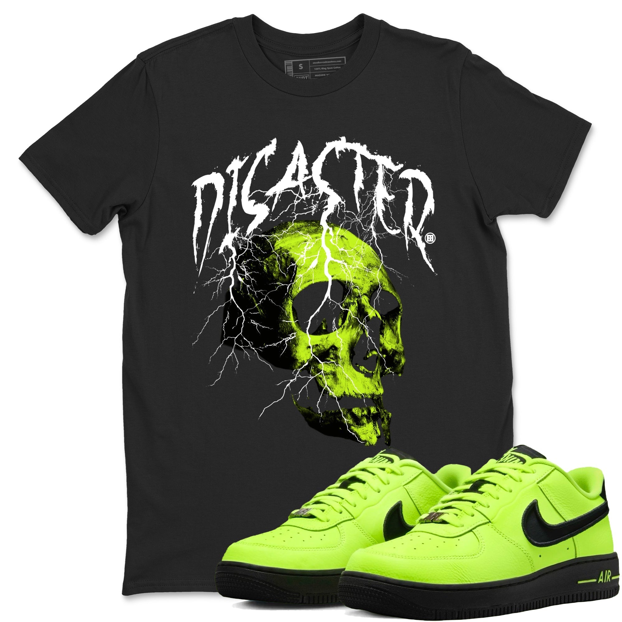 Disater Skull snkmatch Tees - Air Force 1 Volt