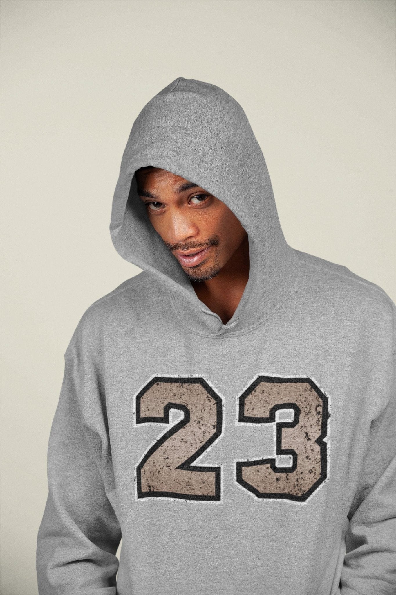 Distressed 23 Unisex Tops - Air Jordan 4 Taupe Haze