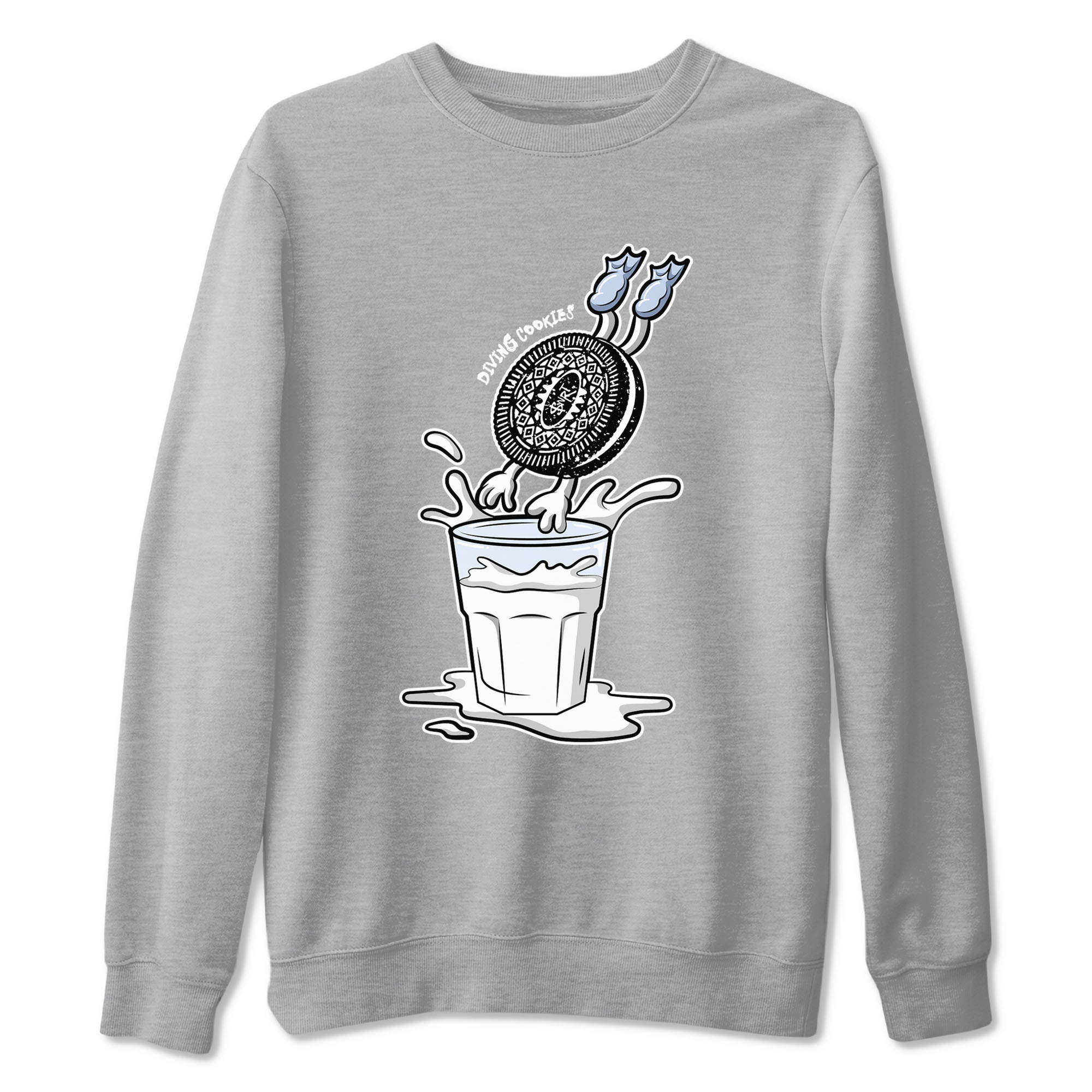 Diving Cookies snkmatch Tees - Air Jordan 6 White Black