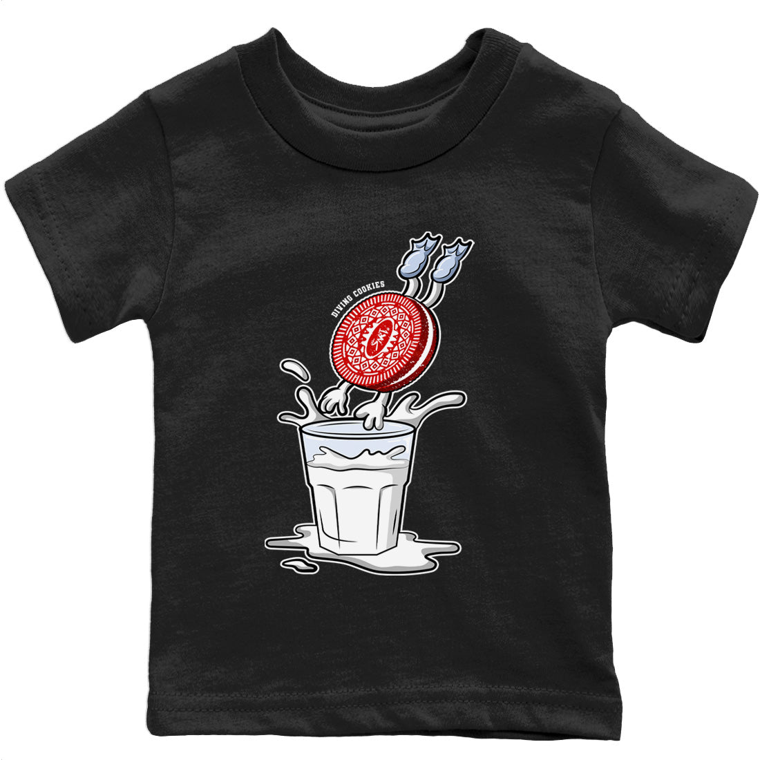 Diving Cookies Kids Tops - Air Jordan 6 Red Velvet Cookies