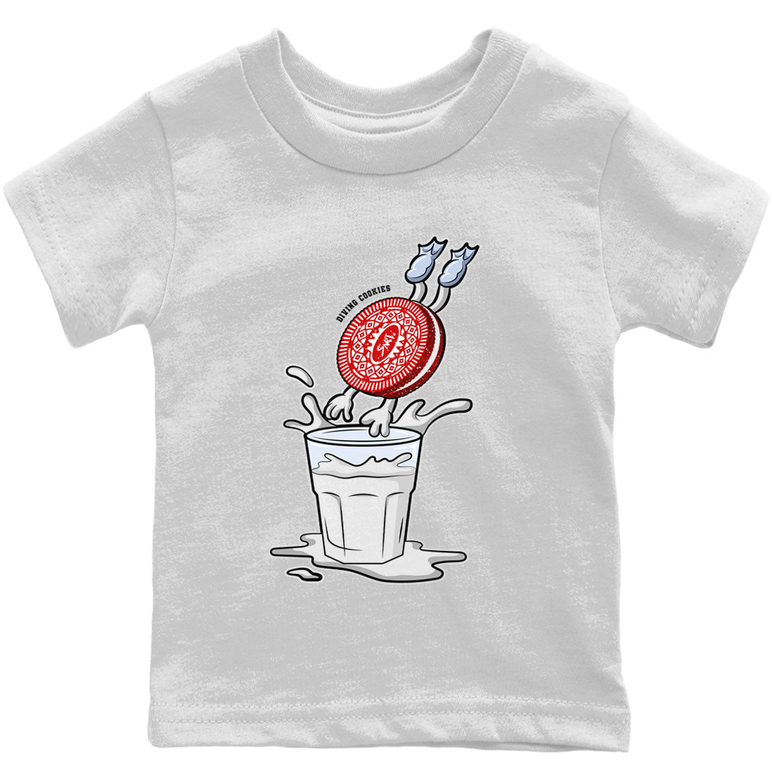 Diving Cookies Kids Tops - Air Jordan 6 Red Velvet Cookies