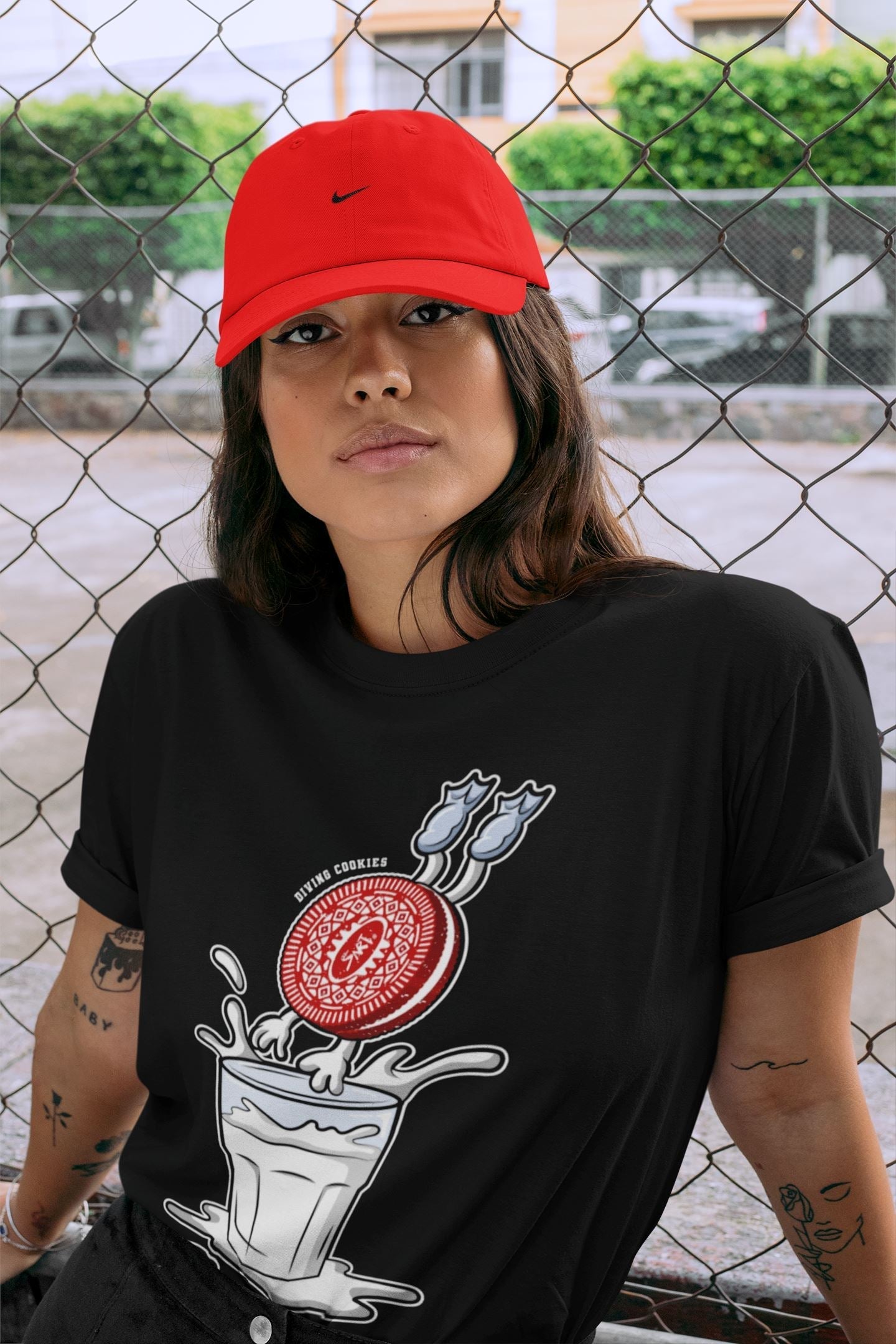 Diving Cookies Unisex Tops - Air Jordan 6 Red Velvet Cookies
