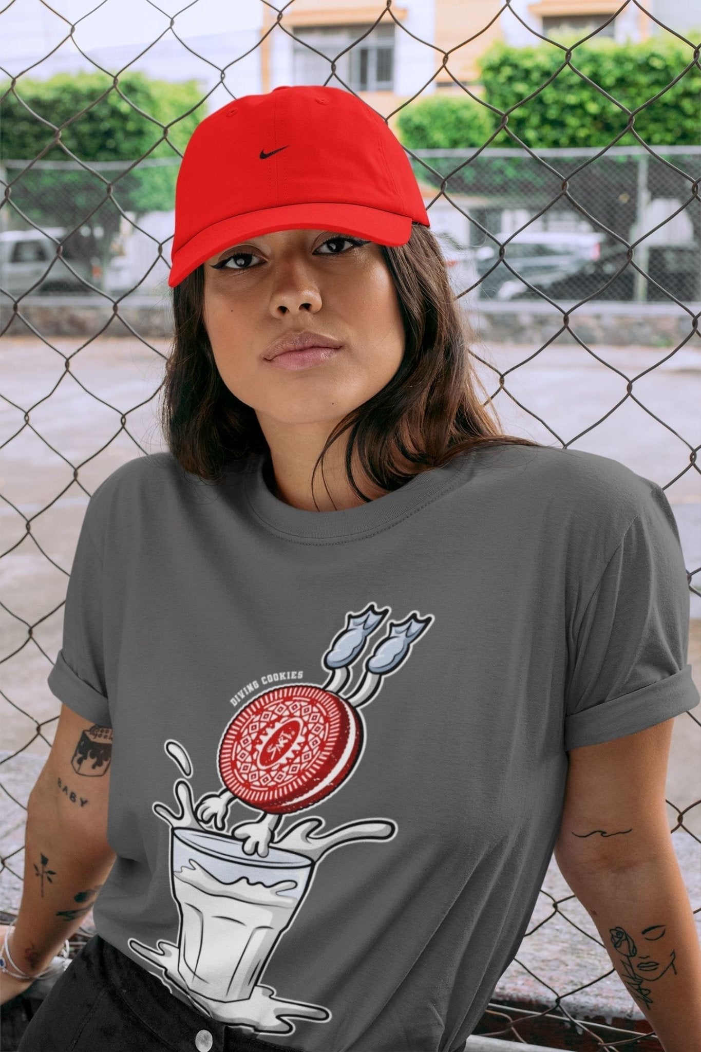 Diving Cookies Unisex Tops - Air Jordan 6 Red Velvet Cookies
