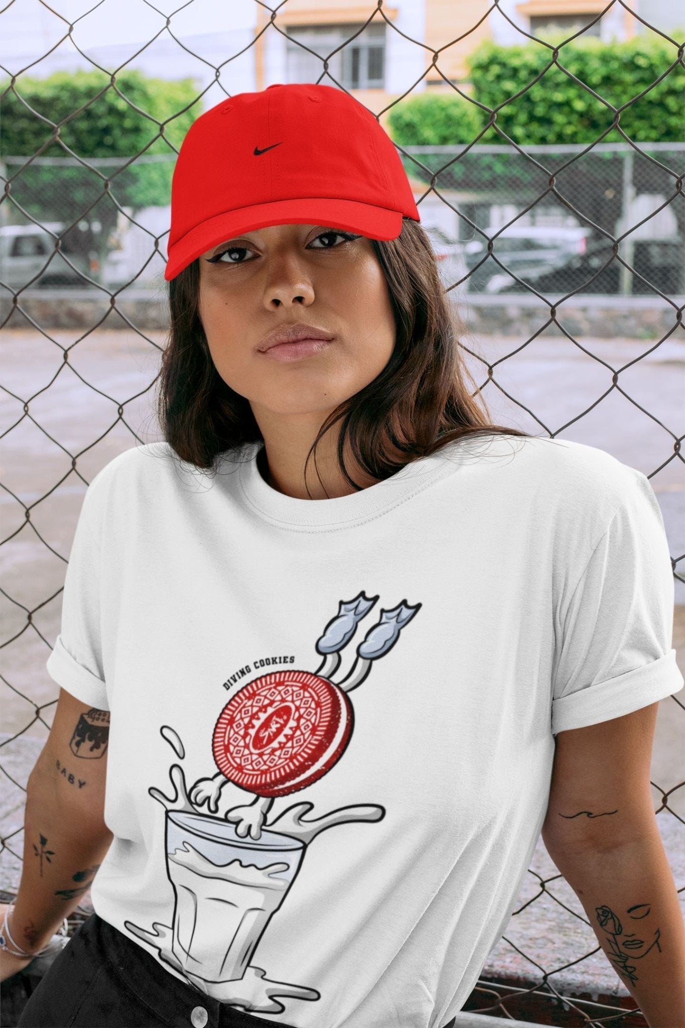 Diving Cookies Unisex Tops - Air Jordan 6 Red Velvet Cookies