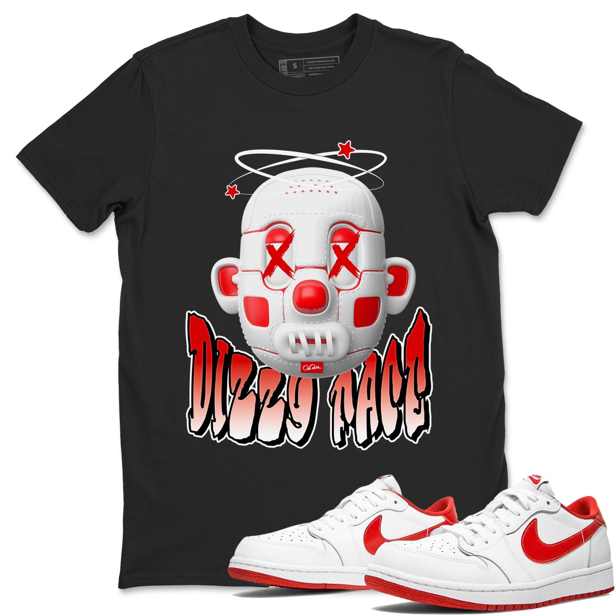 Dizzy Face snkmatch Tee - Air Jordan 1 University Red