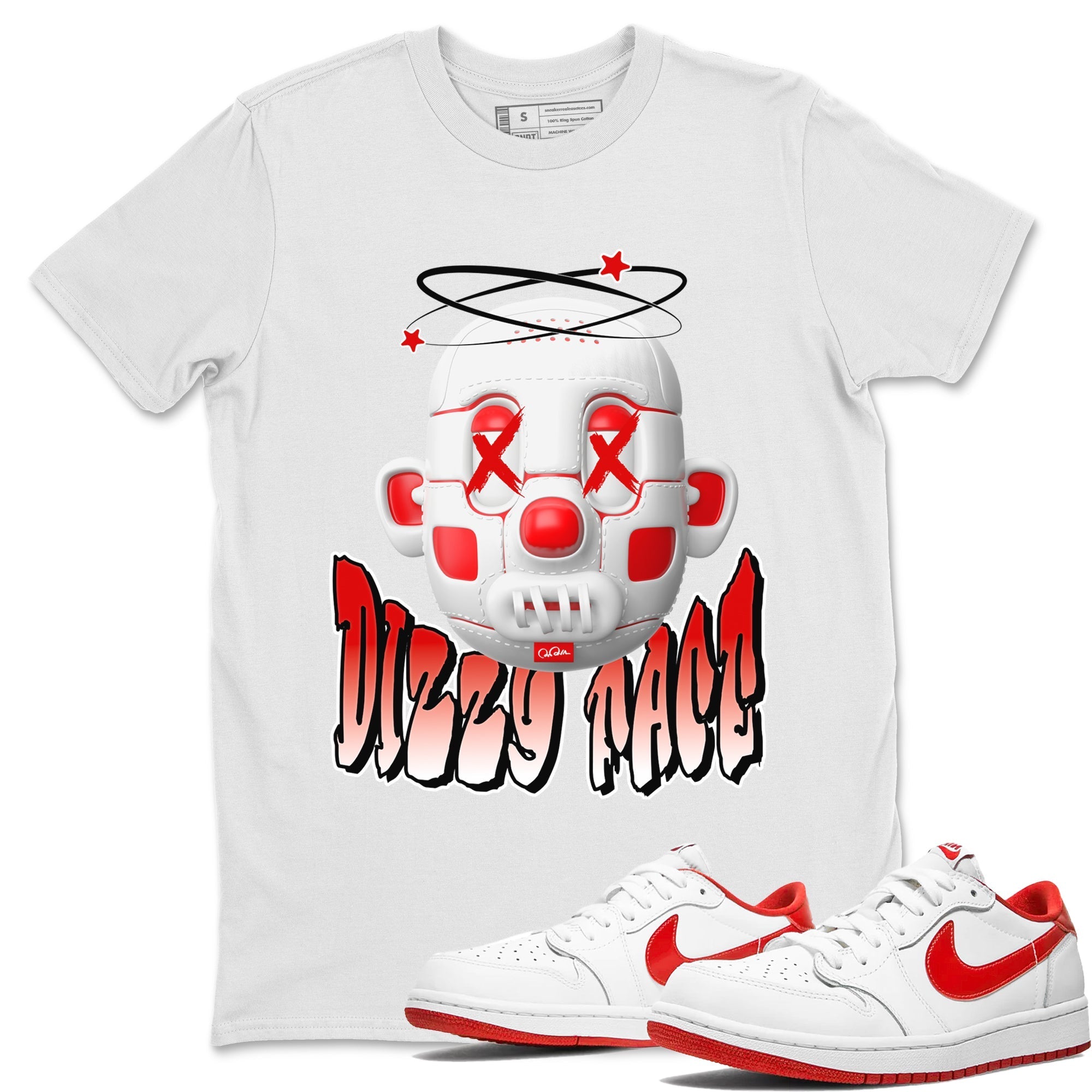 Dizzy Face snkmatch Tee - Air Jordan 1 University Red
