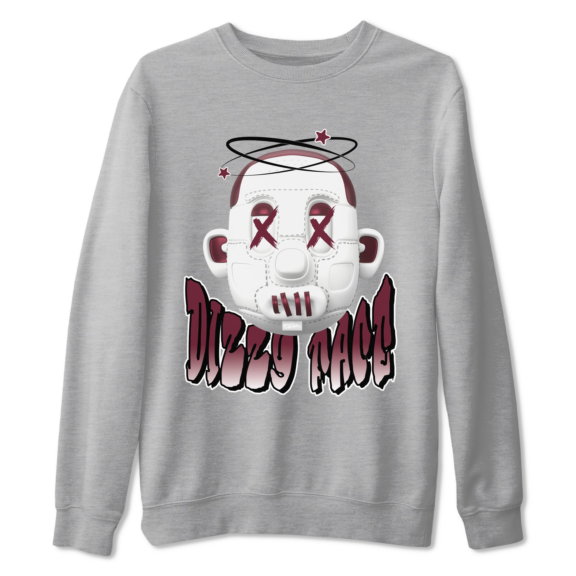 Dizzy Face snkmatch Tee - Air Jordan 1 Metallic Burgundy