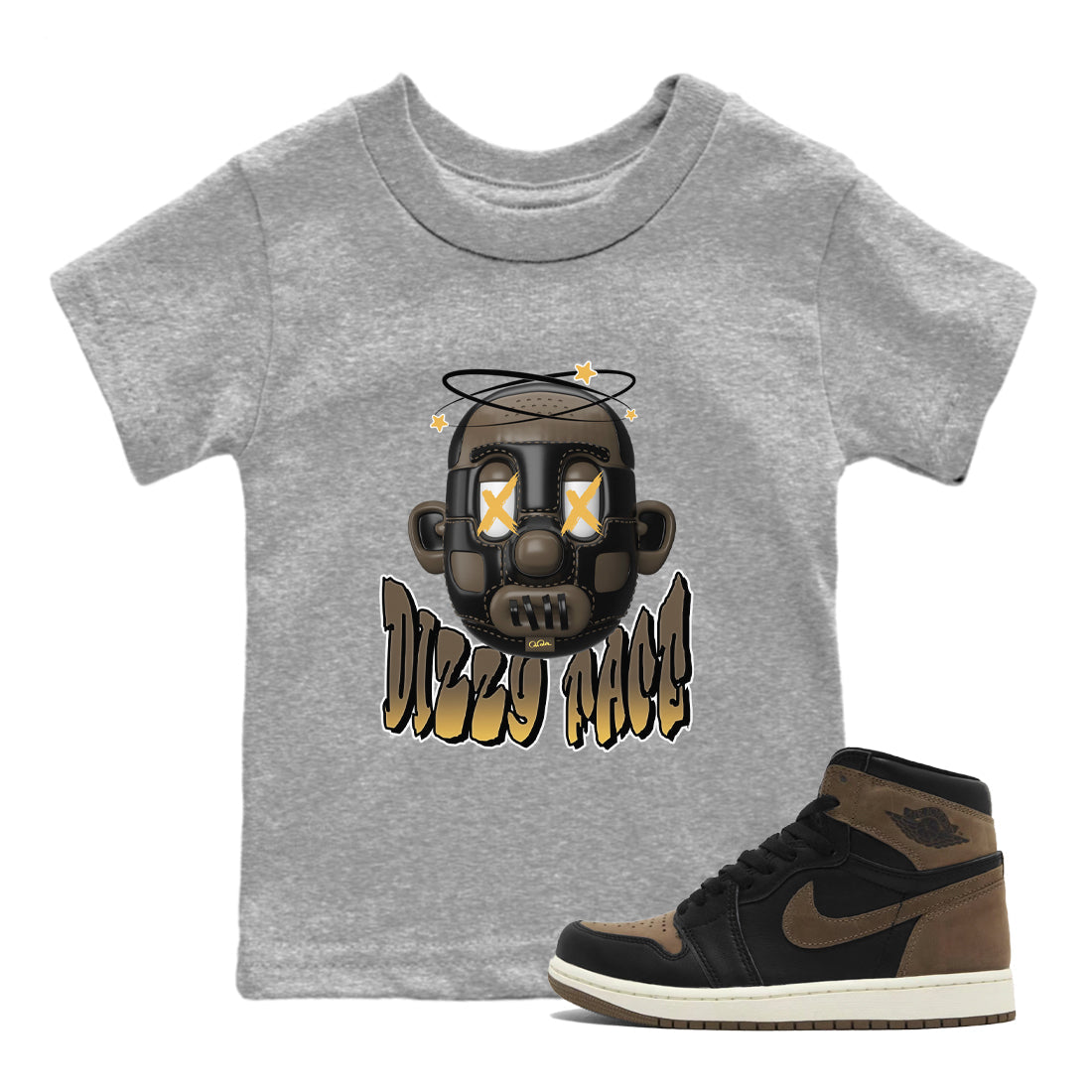 Dizzy Face snkmatch Tee Kids - Air Jordan 1 Palomino