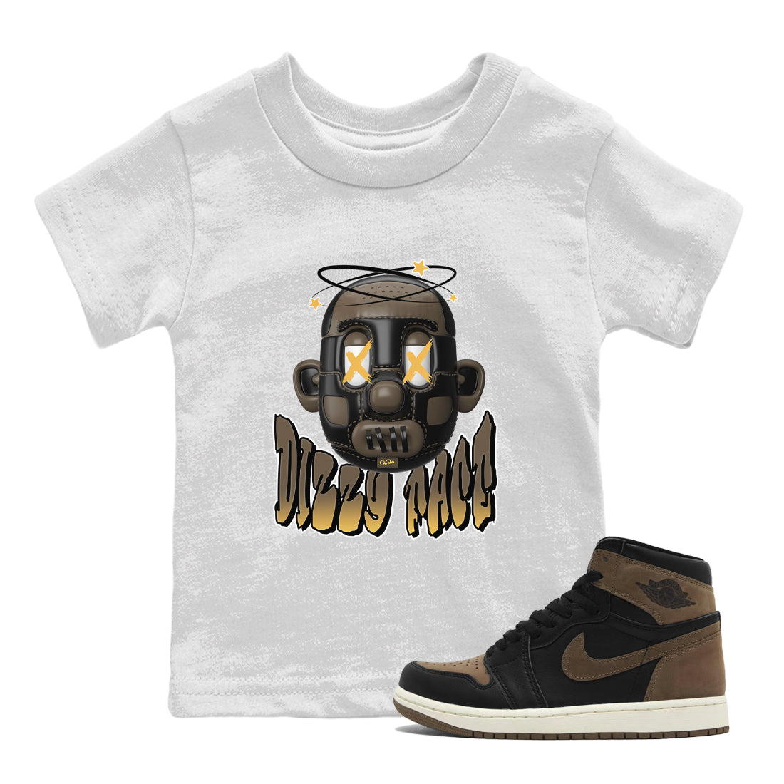 Dizzy Face snkmatch Tee Kids - Air Jordan 1 Palomino