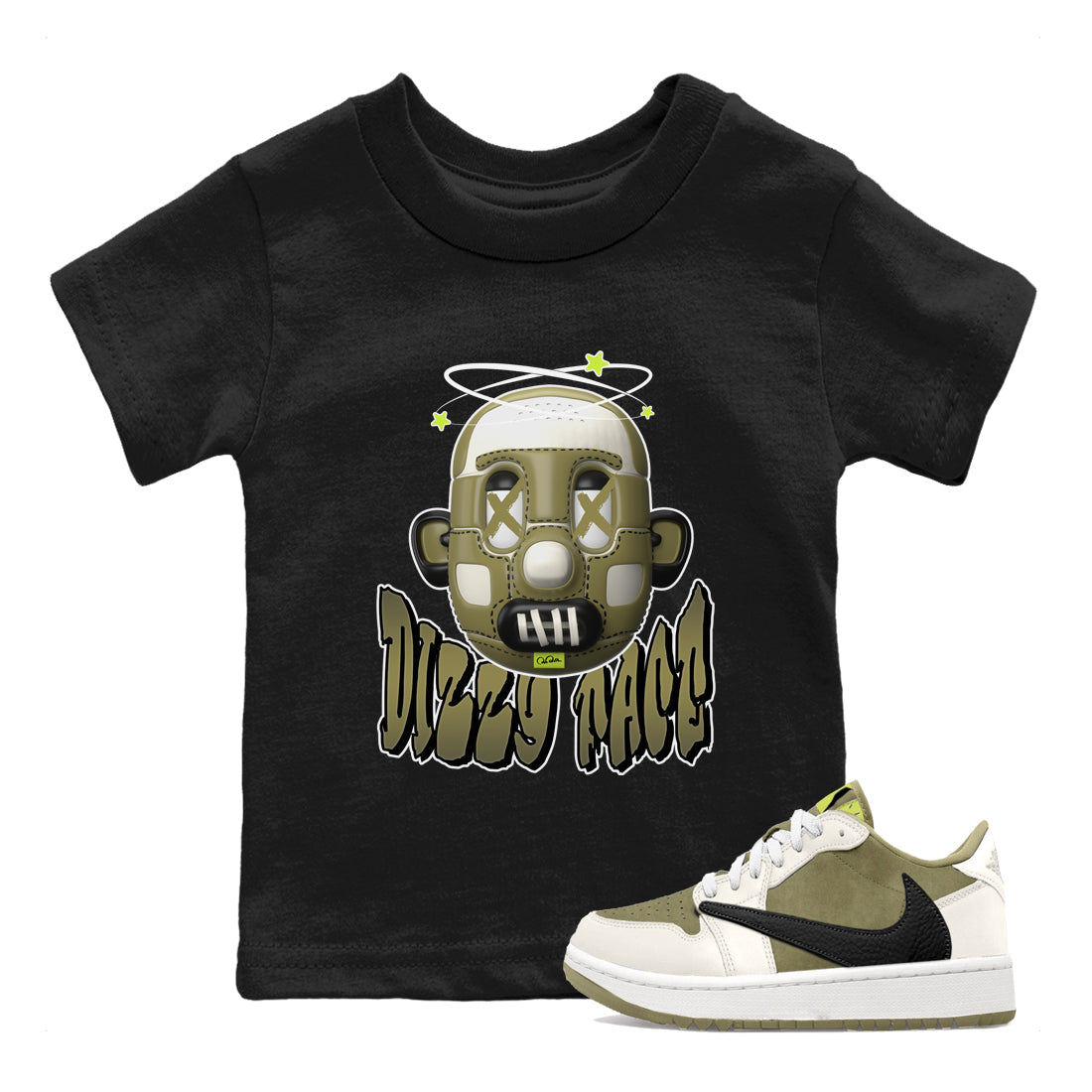 Dizzy Face snkmatch Tee Kids - Air Jordan 1 Travis Scott Golf