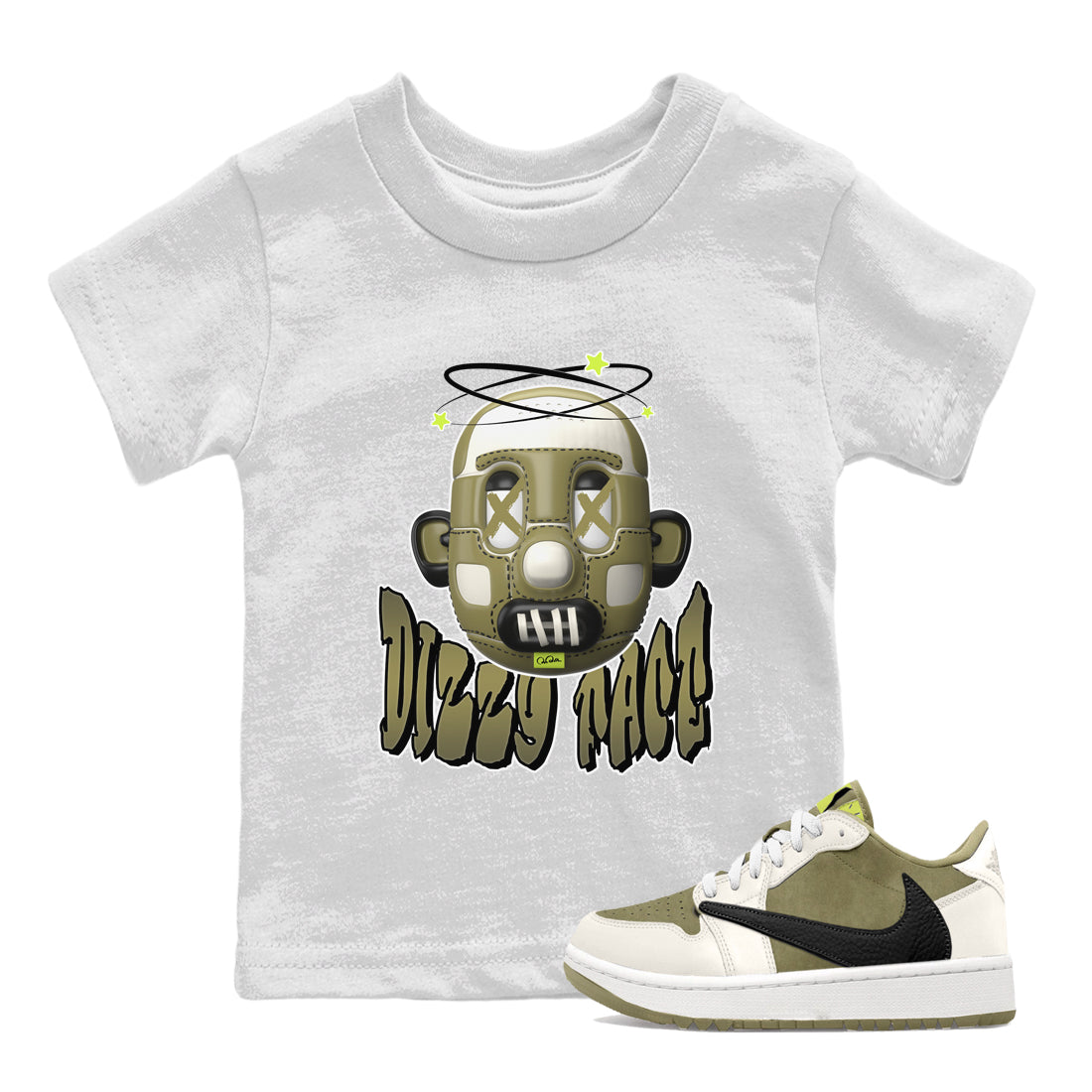 Dizzy Face snkmatch Tee Kids - Air Jordan 1 Travis Scott Golf