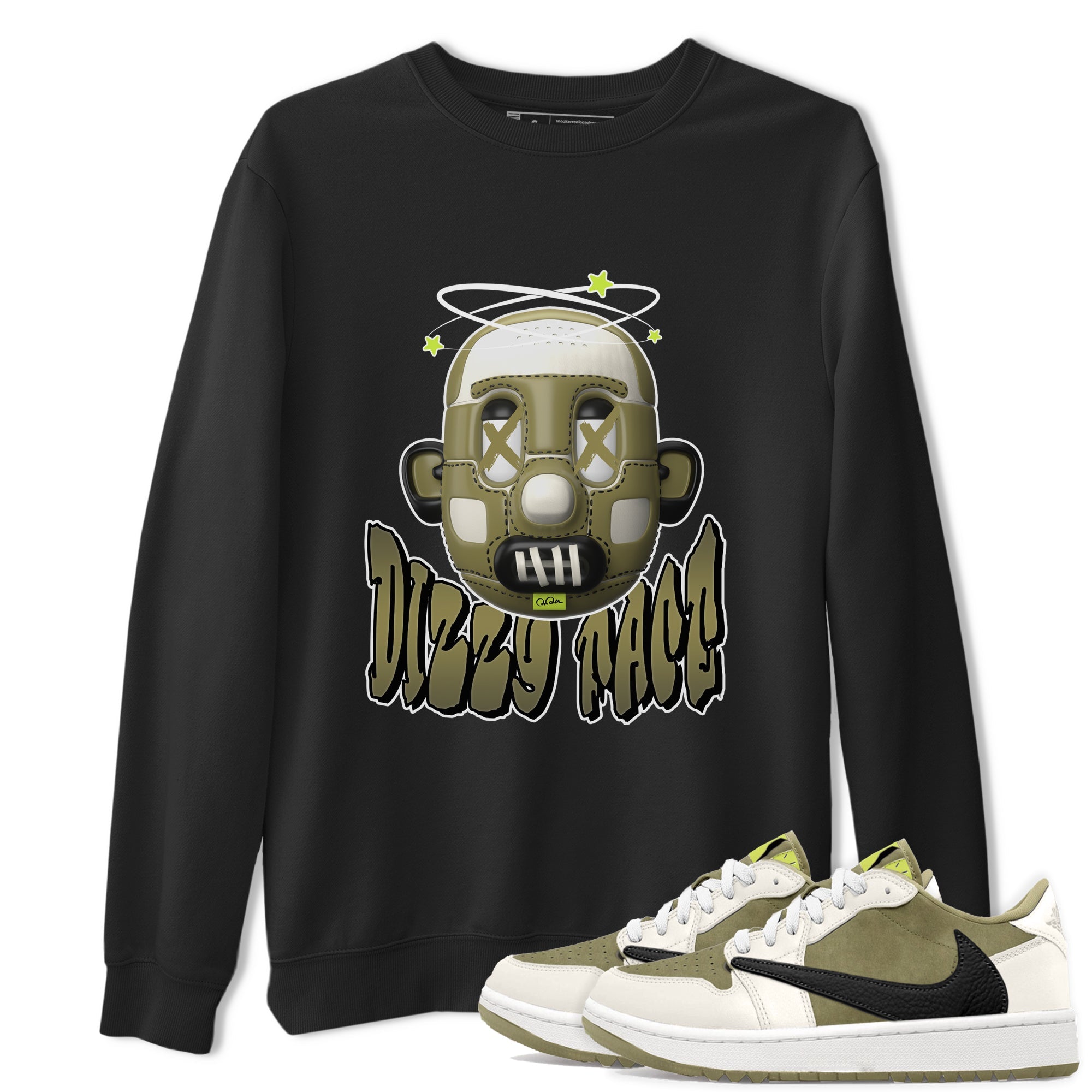 Dizzy Face snkmatch Tee - Air Jordan 1 Travis Scott Golf