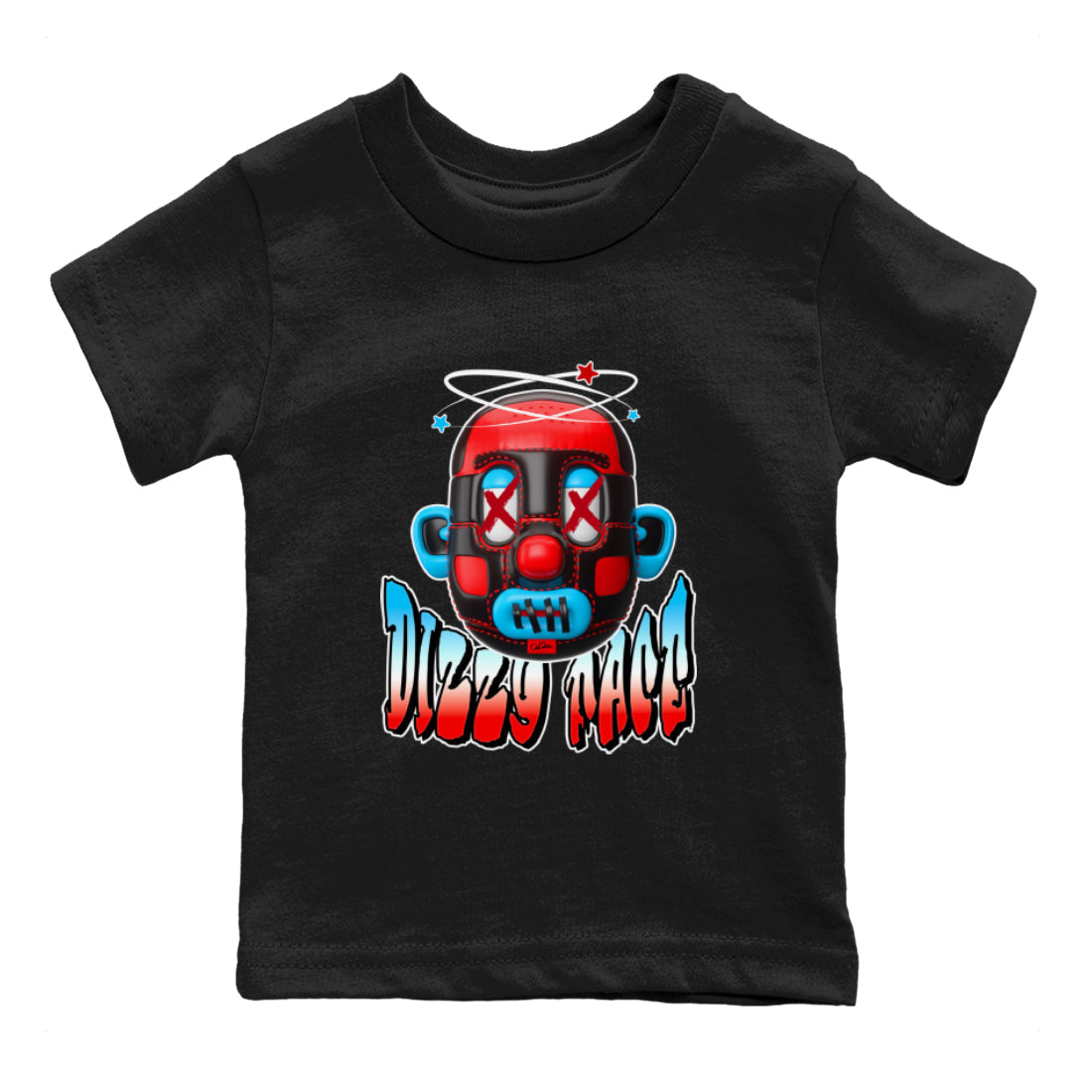 Dizzy Face Kids Tops - Air Jordan 1 UNC to Chicago