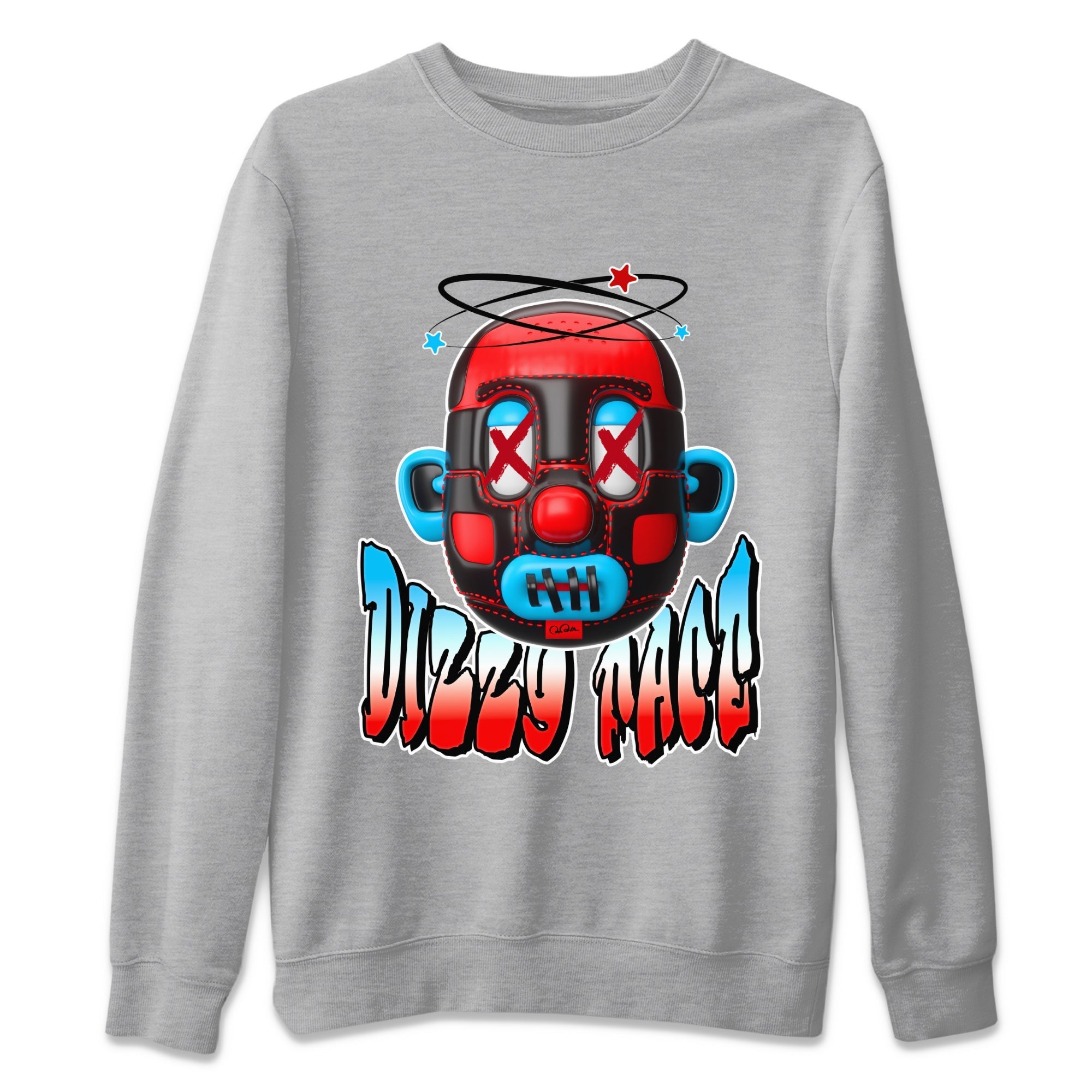 Dizzy Face Unisex Tops - Air Jordan 1 UNC to Chicago