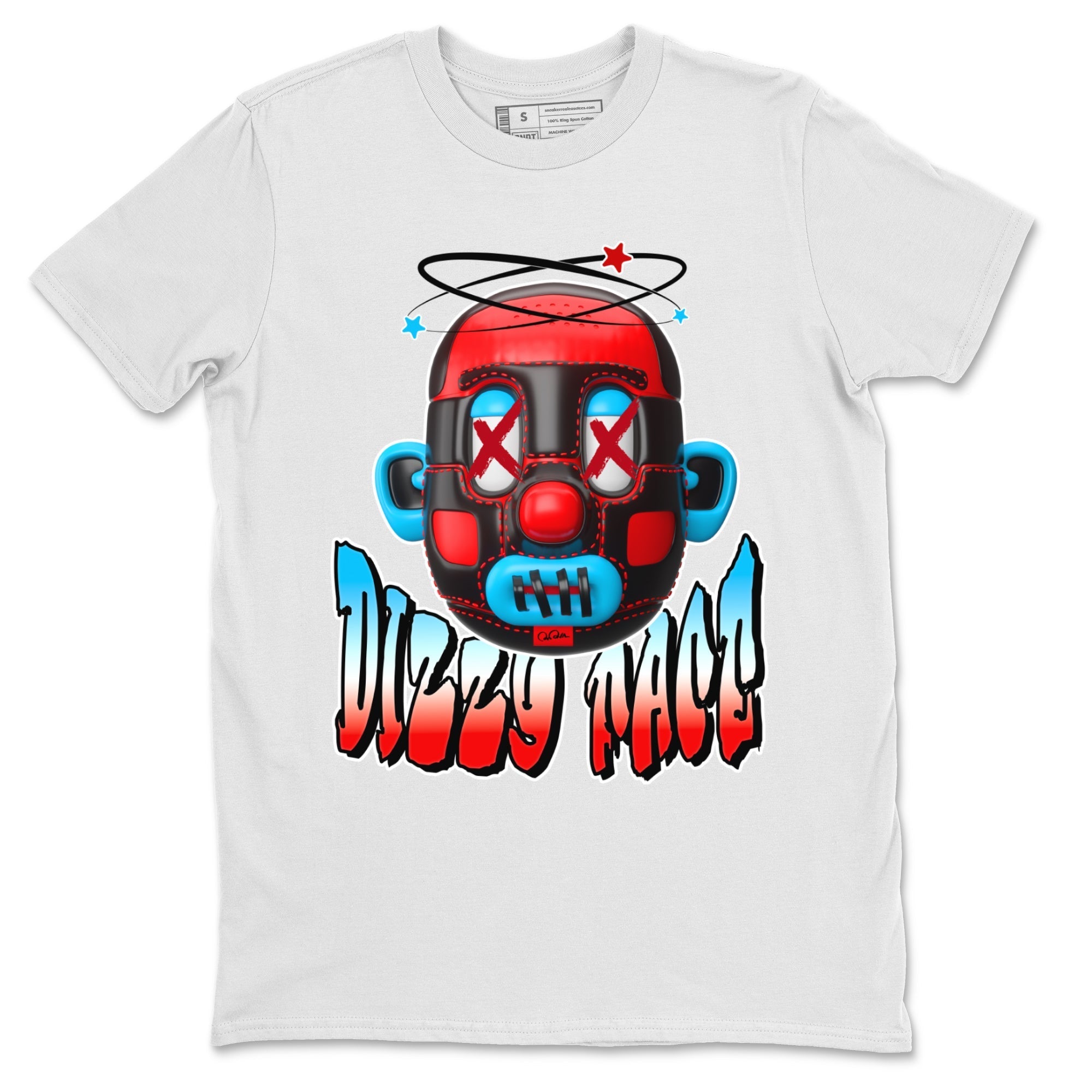 Dizzy Face Unisex Tops - Air Jordan 1 UNC to Chicago