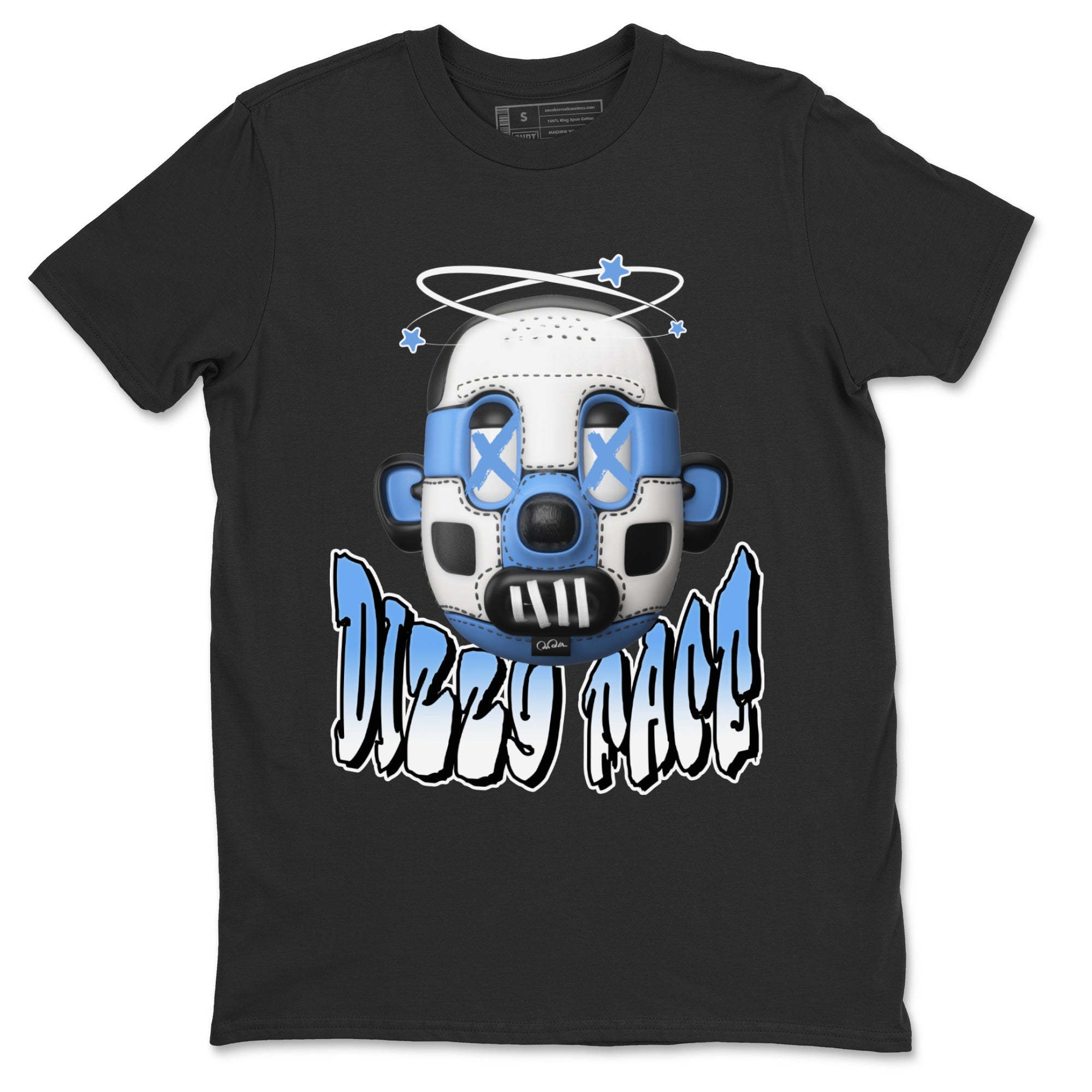 Dizzy Face Unisex Tops - Air Jordan 1 UNC Toe