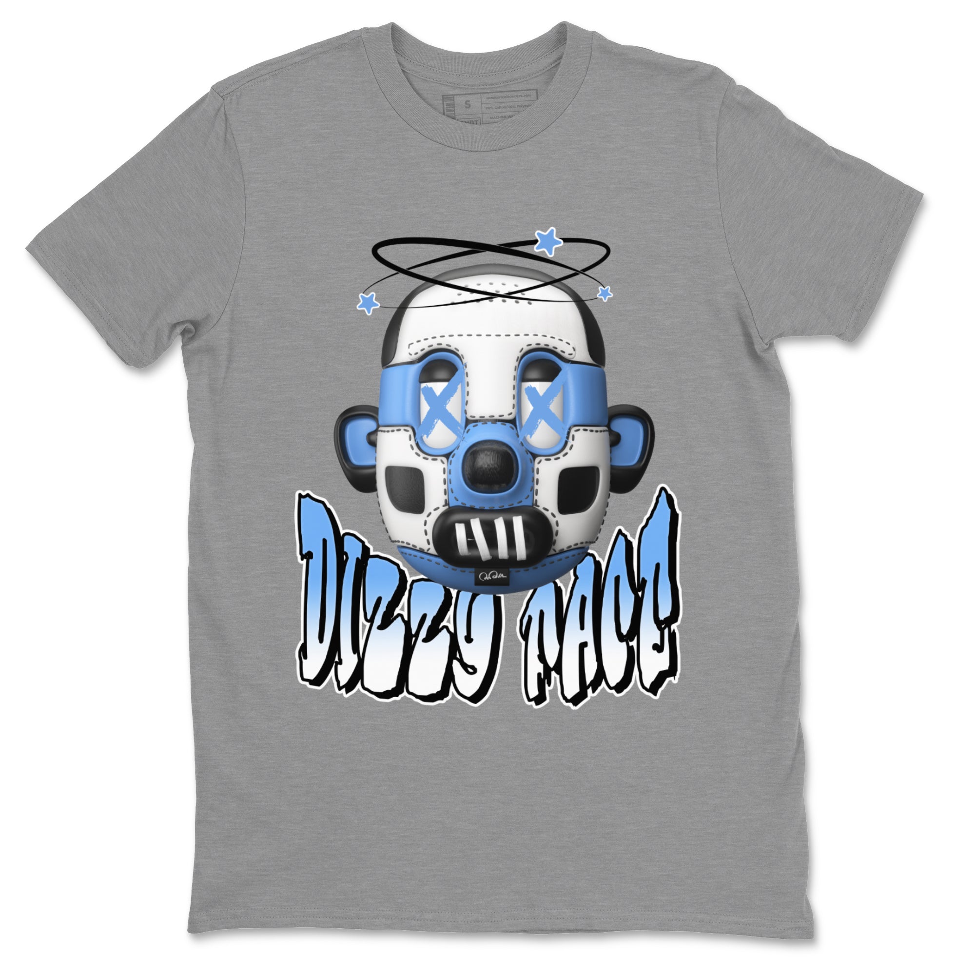 Dizzy Face Unisex Tops - Air Jordan 1 UNC Toe