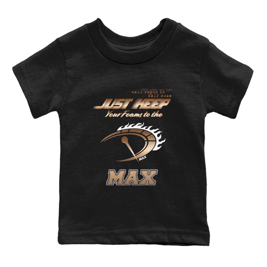 Do It To The Max snkmatch Tees Kids - Air Foamposite One Metallic Copper