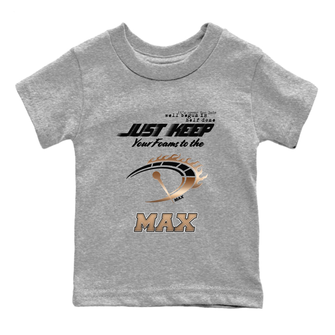 Do It To The Max snkmatch Tees Kids - Air Foamposite One Metallic Copper