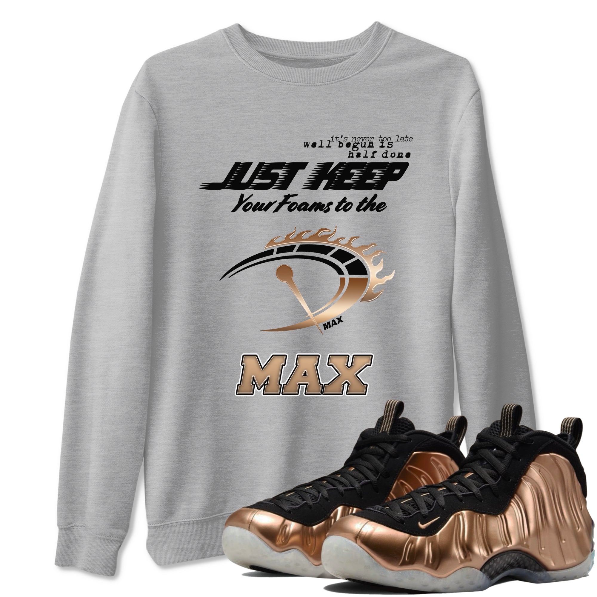 Do It To The Max snkmatch Tees - Air Foamposite One Metallic Copper