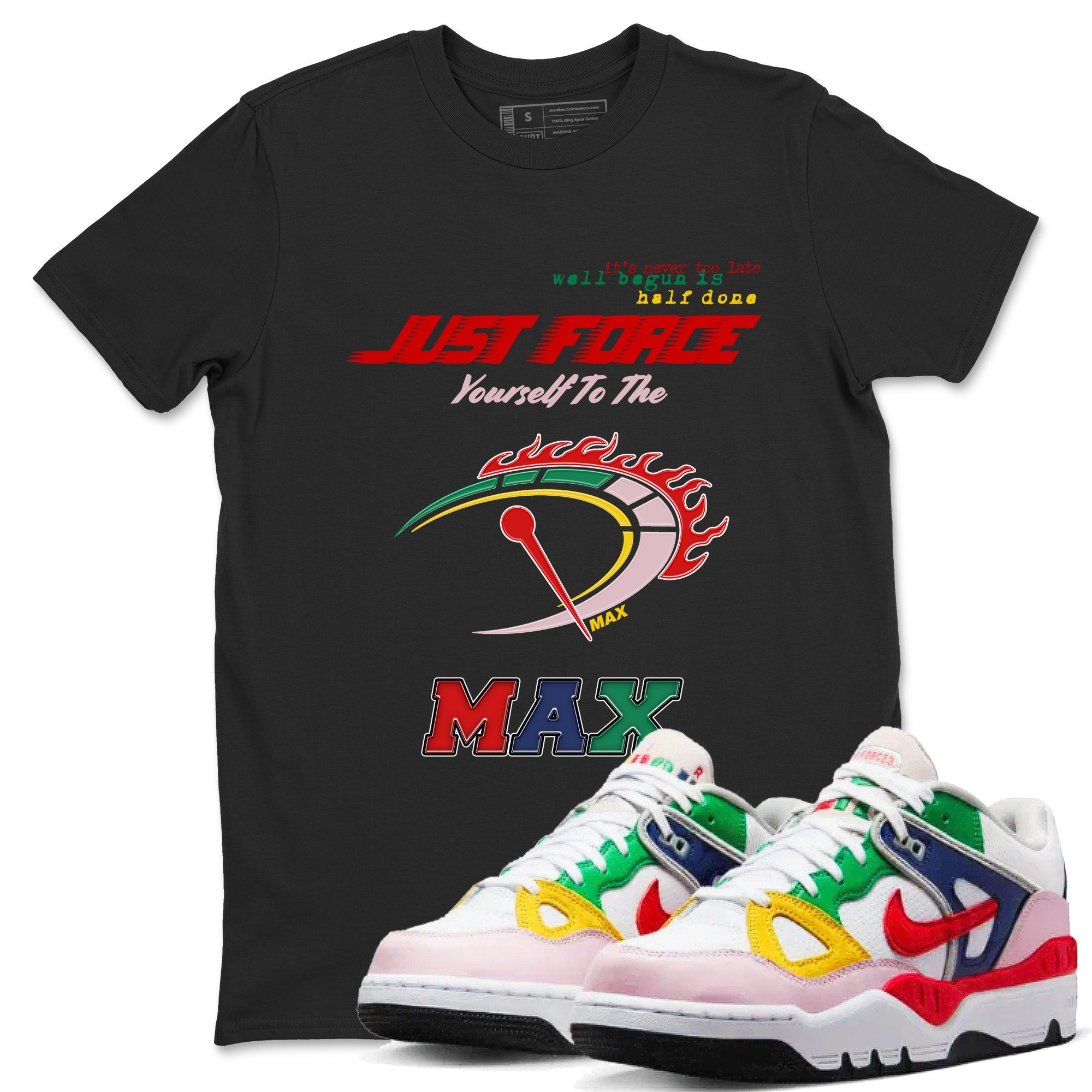 Do It To The Max snkmatch Tees - Air Force 3 Blue Void and Tour Yellow