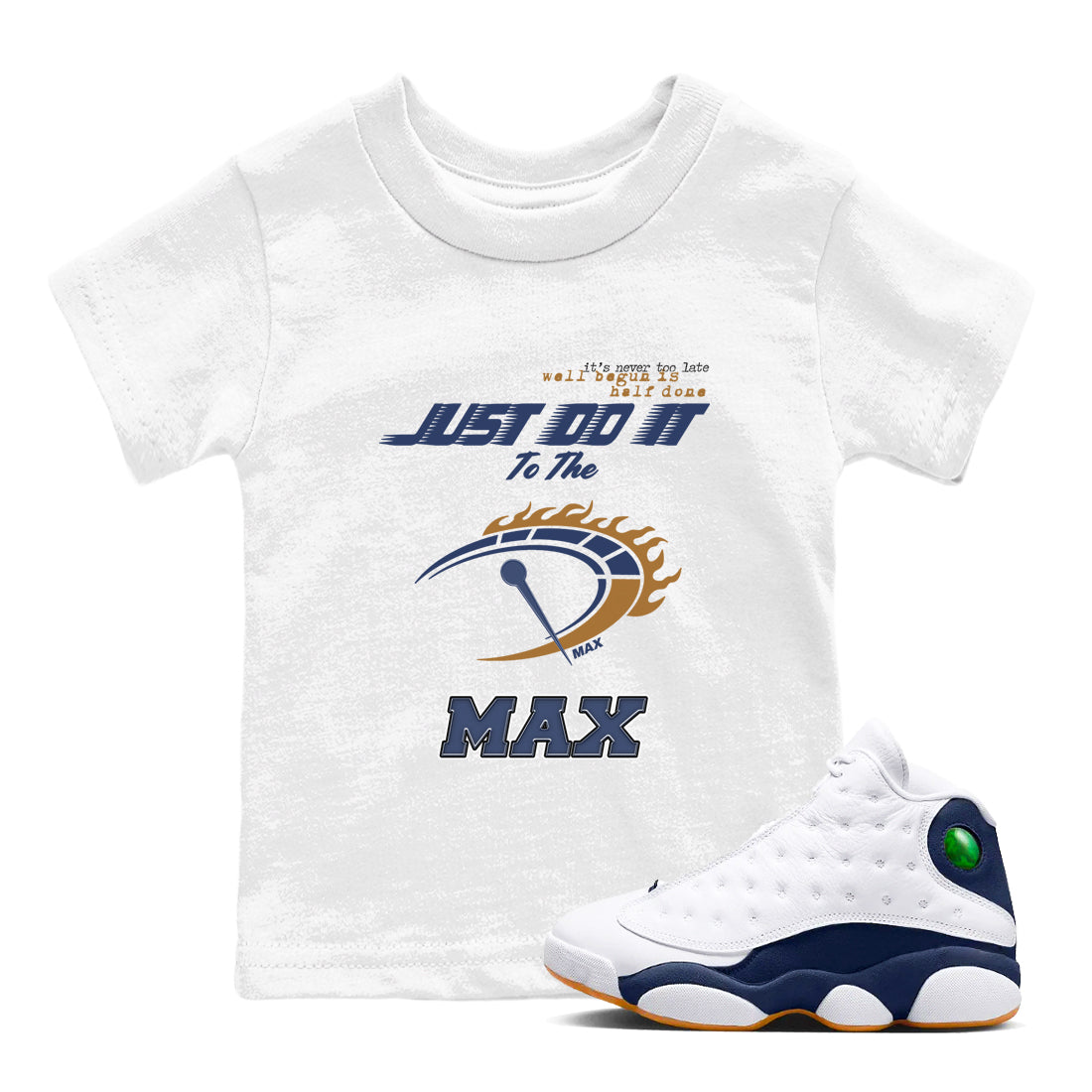Do It To The Max snkmatch Tees Kids - Air Jordan 13 Midnight Navy
