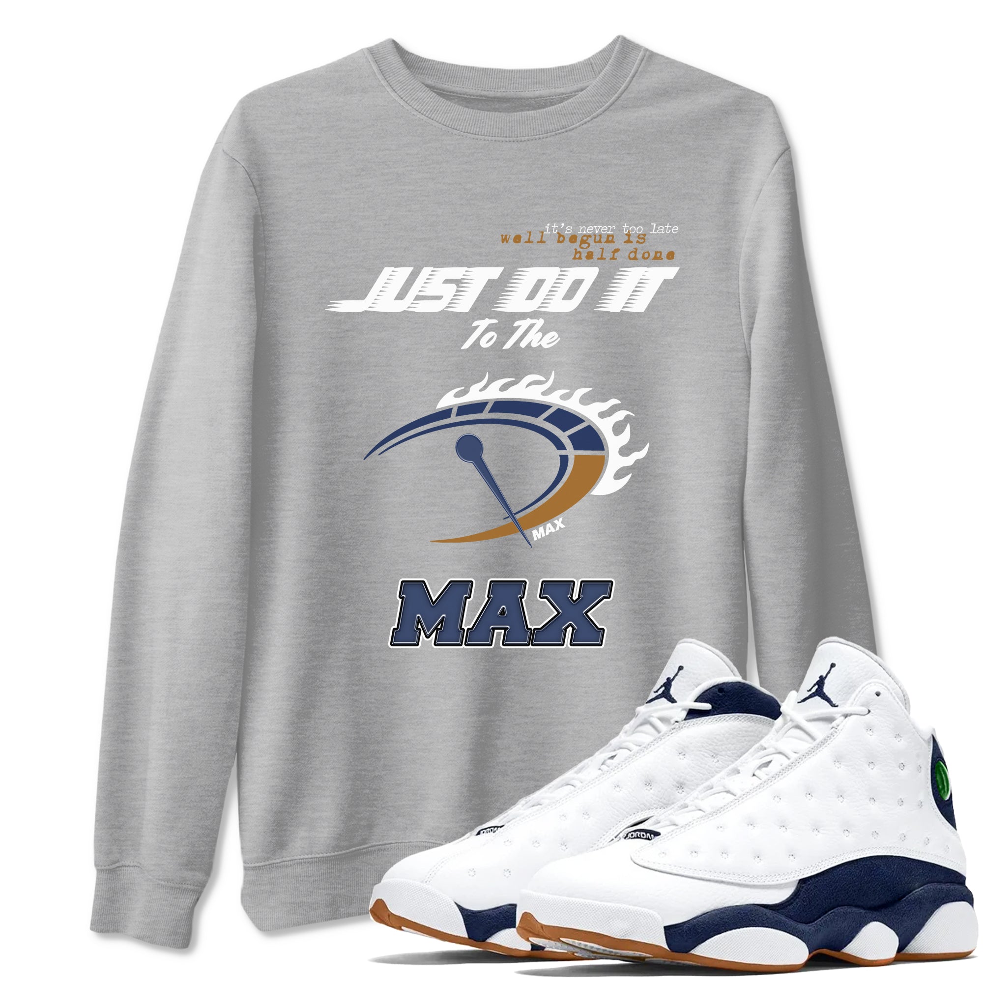 Do It To The Max snkmatch Tees - Air Jordan 13 Midnight Navy