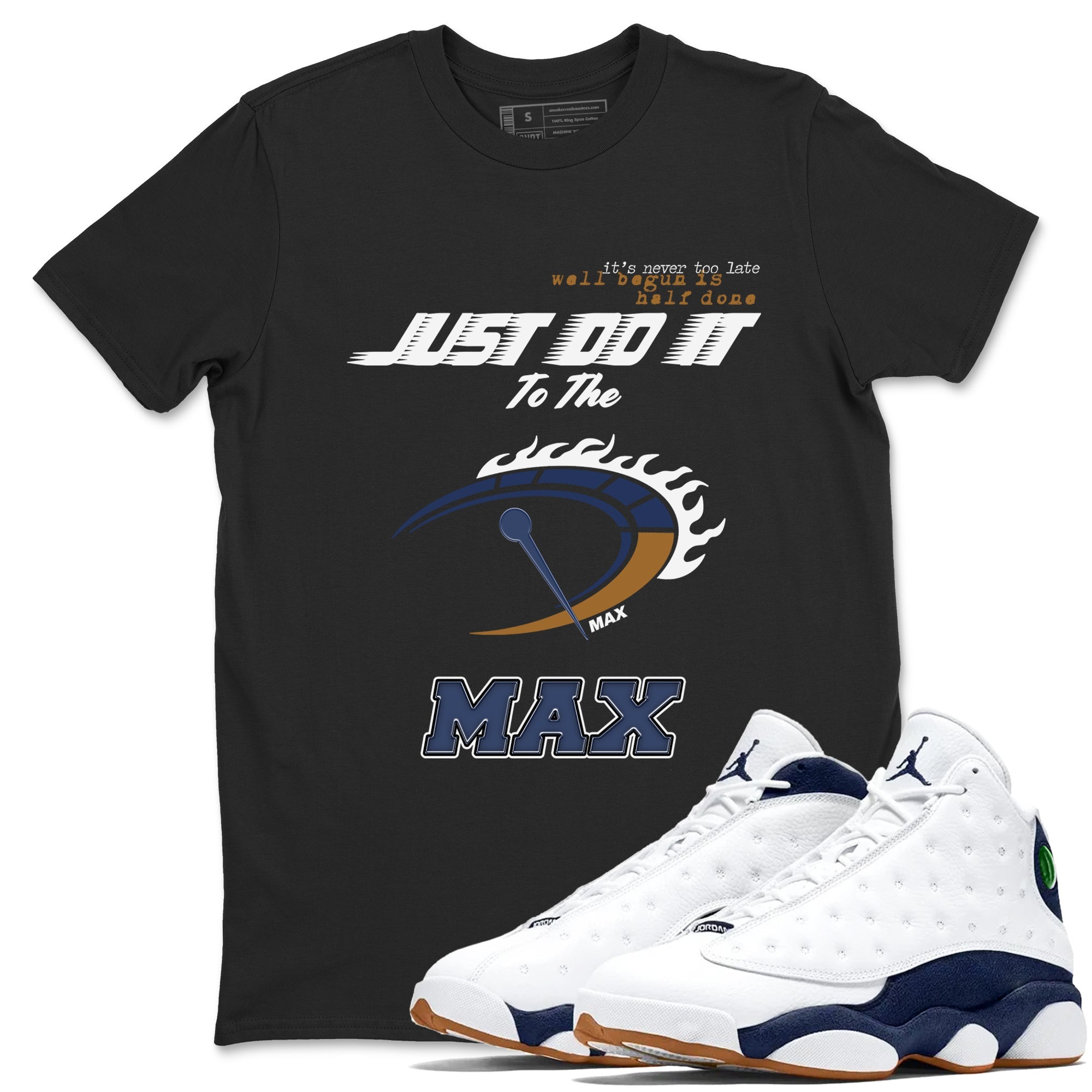 Do It To The Max snkmatch Tees - Air Jordan 13 Midnight Navy