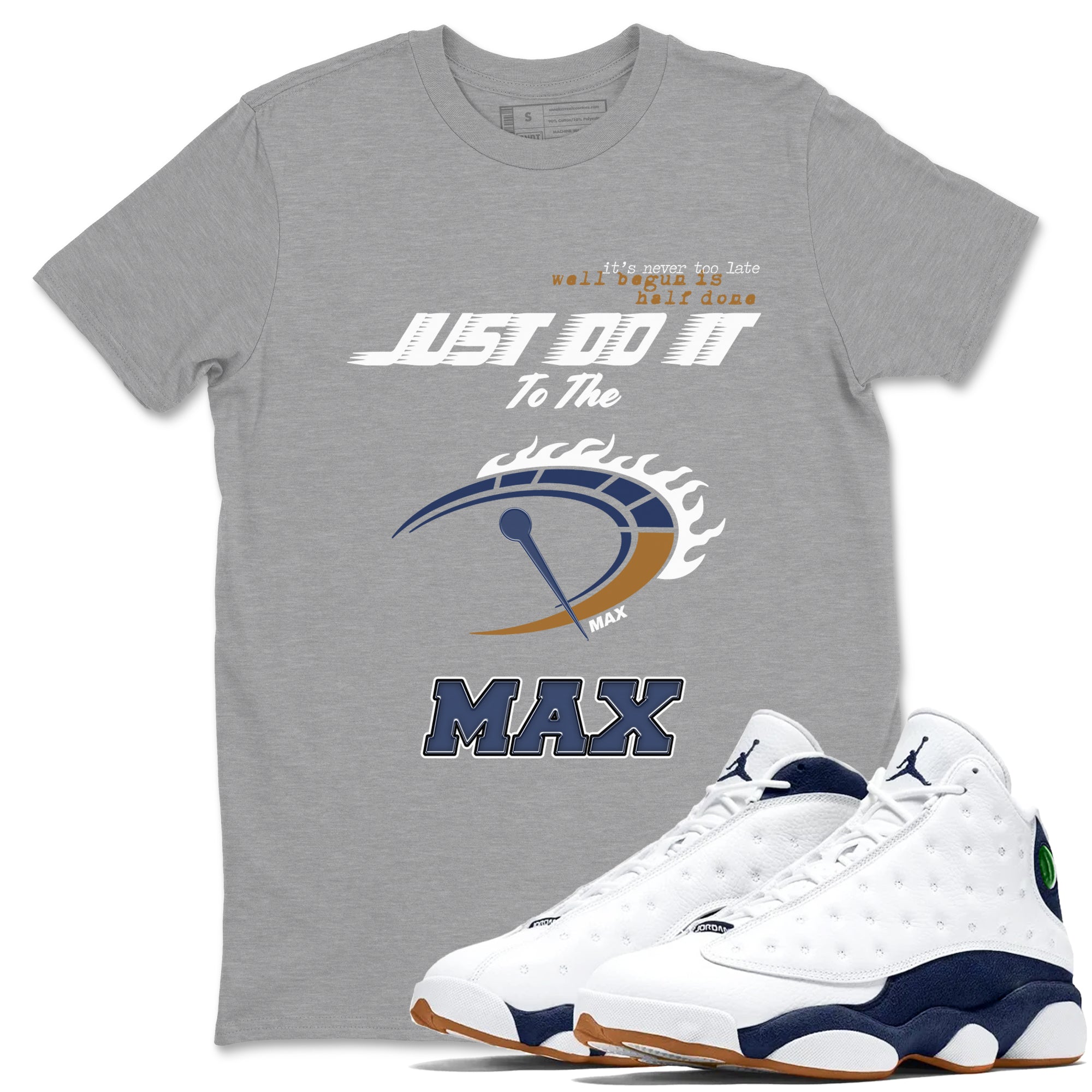 Do It To The Max snkmatch Tees - Air Jordan 13 Midnight Navy